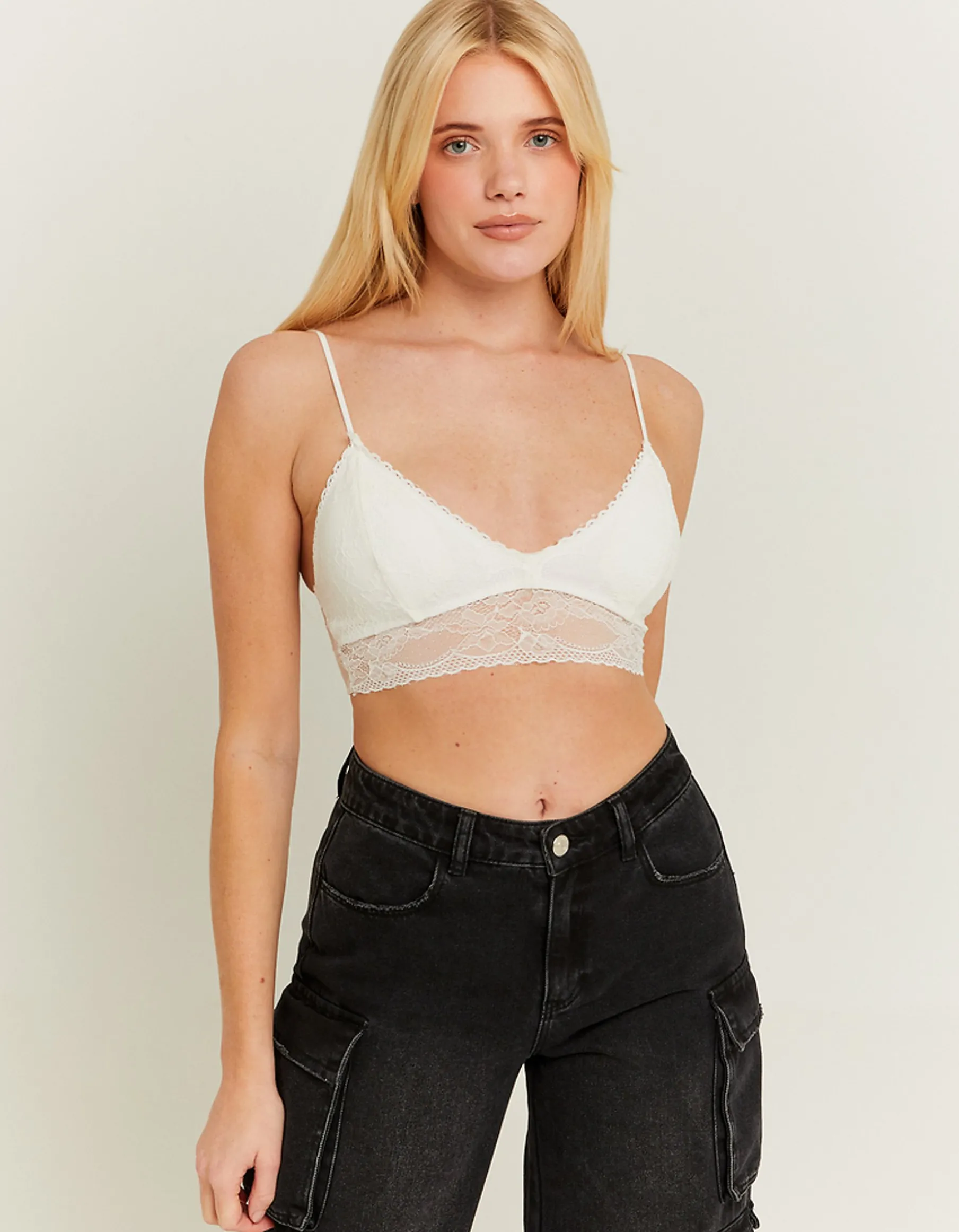 Tally Weijl Top^Bralette in Pizzo