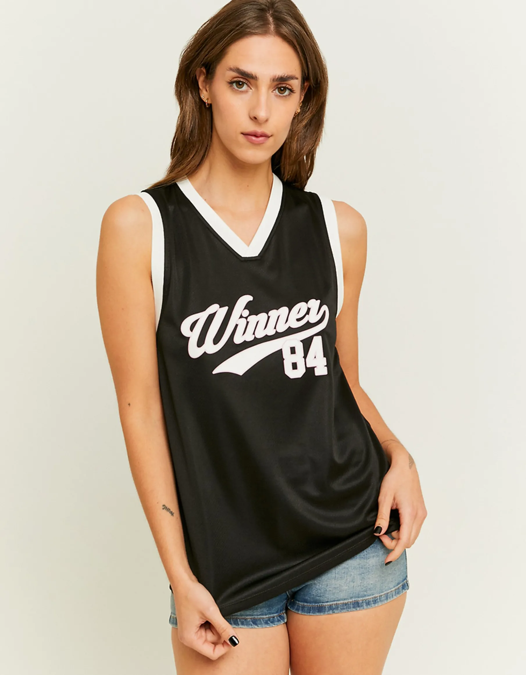 Tally Weijl Magliette Con Stampa^Canottiera Oversize Stile Maglietta da Calcio