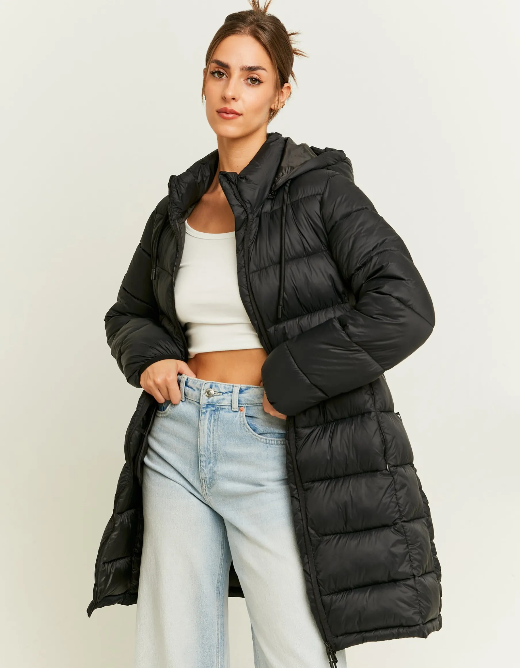 Tally Weijl Giacche^Cappotto Lungo Imbottito