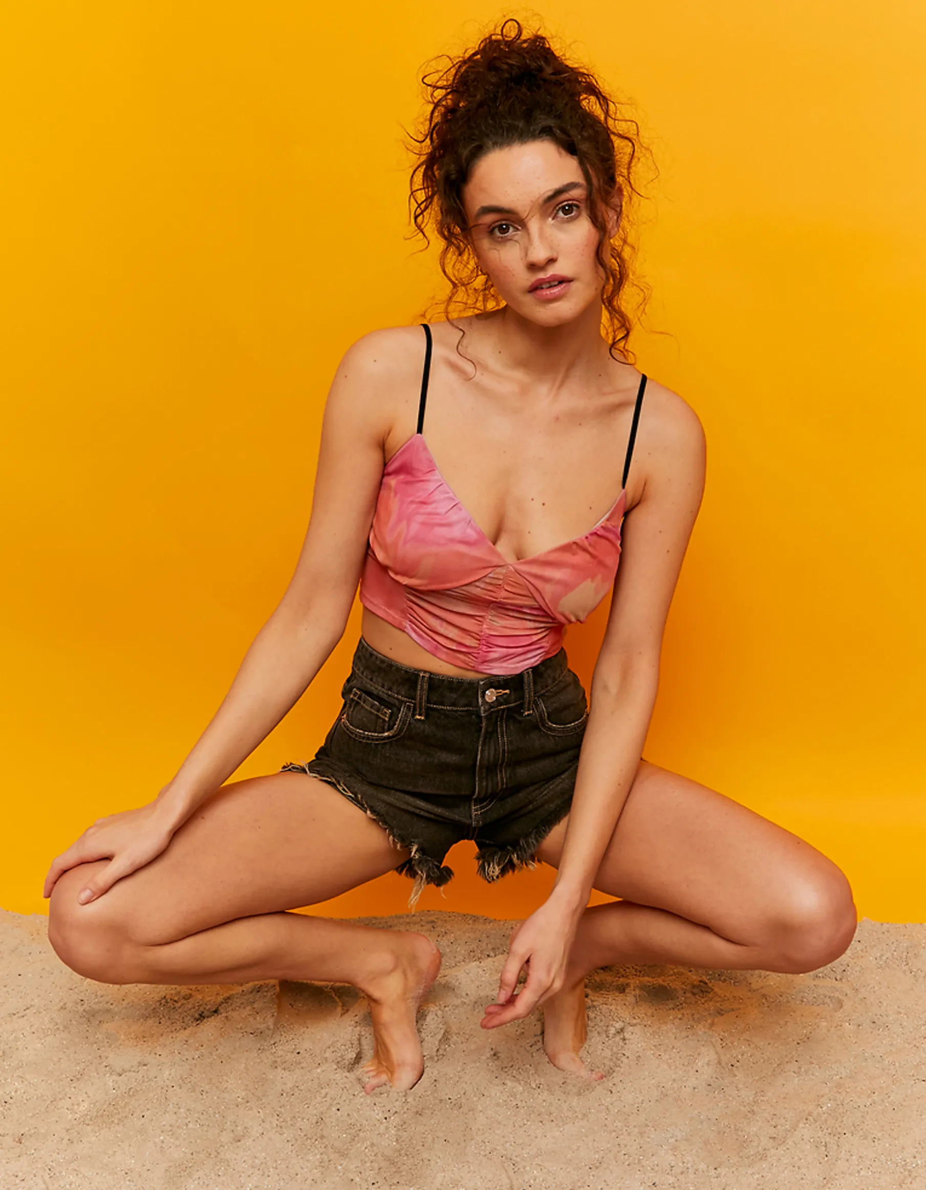 Tally Weijl Top^Crop Top in Mesh