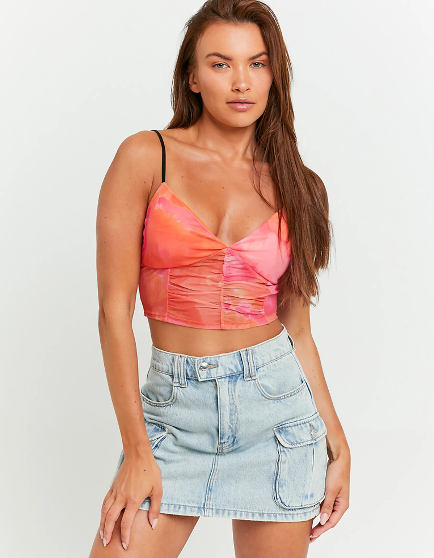 Tally Weijl Top^Crop Top in Mesh