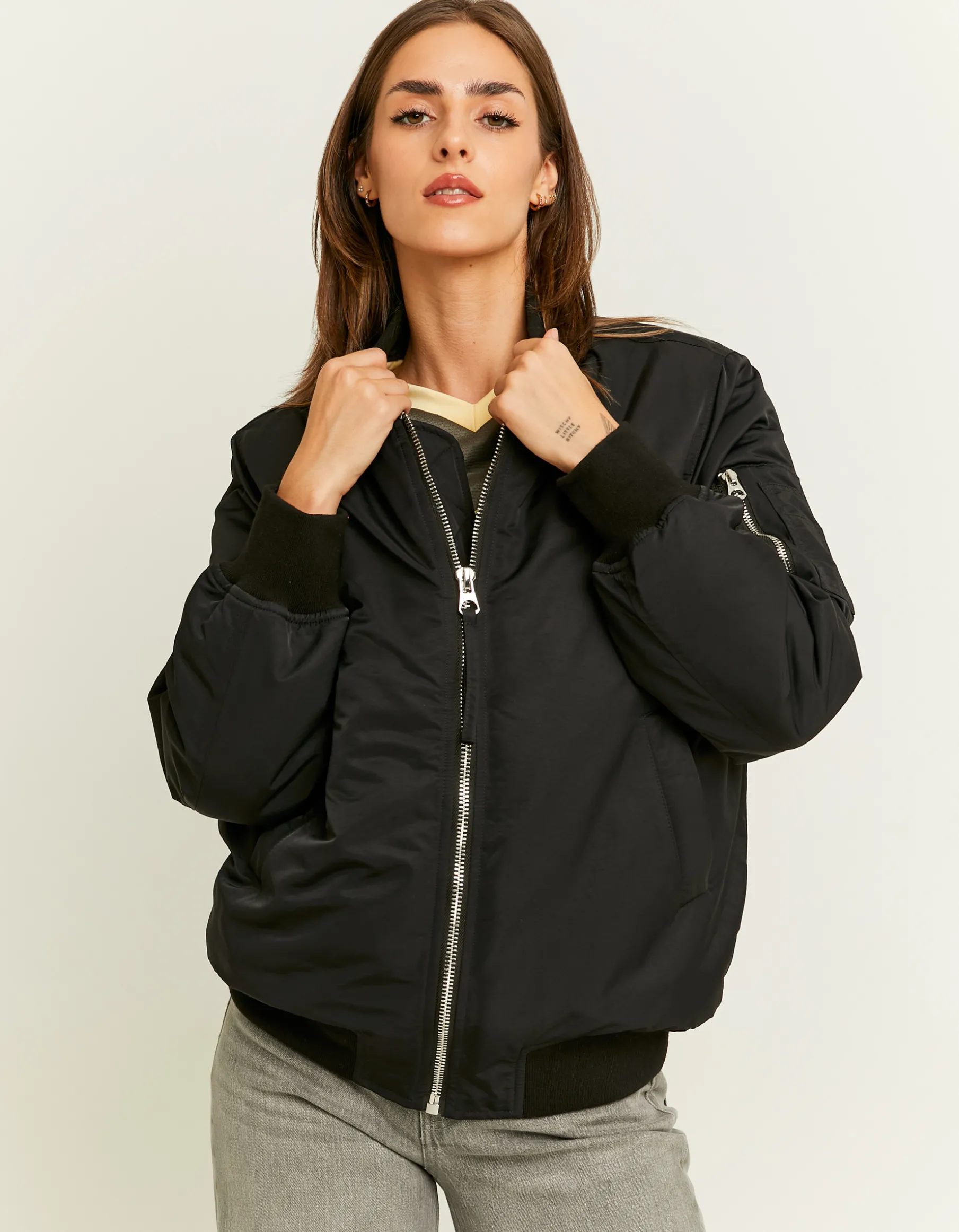 Tally Weijl Giacche^Giacca Bomber Nera