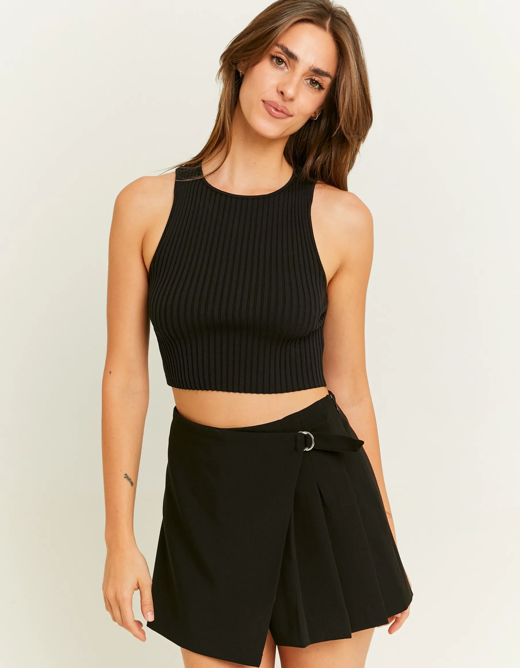 Tally Weijl Gonne | Shorts^Gonna Pantalone Plissettata Nera