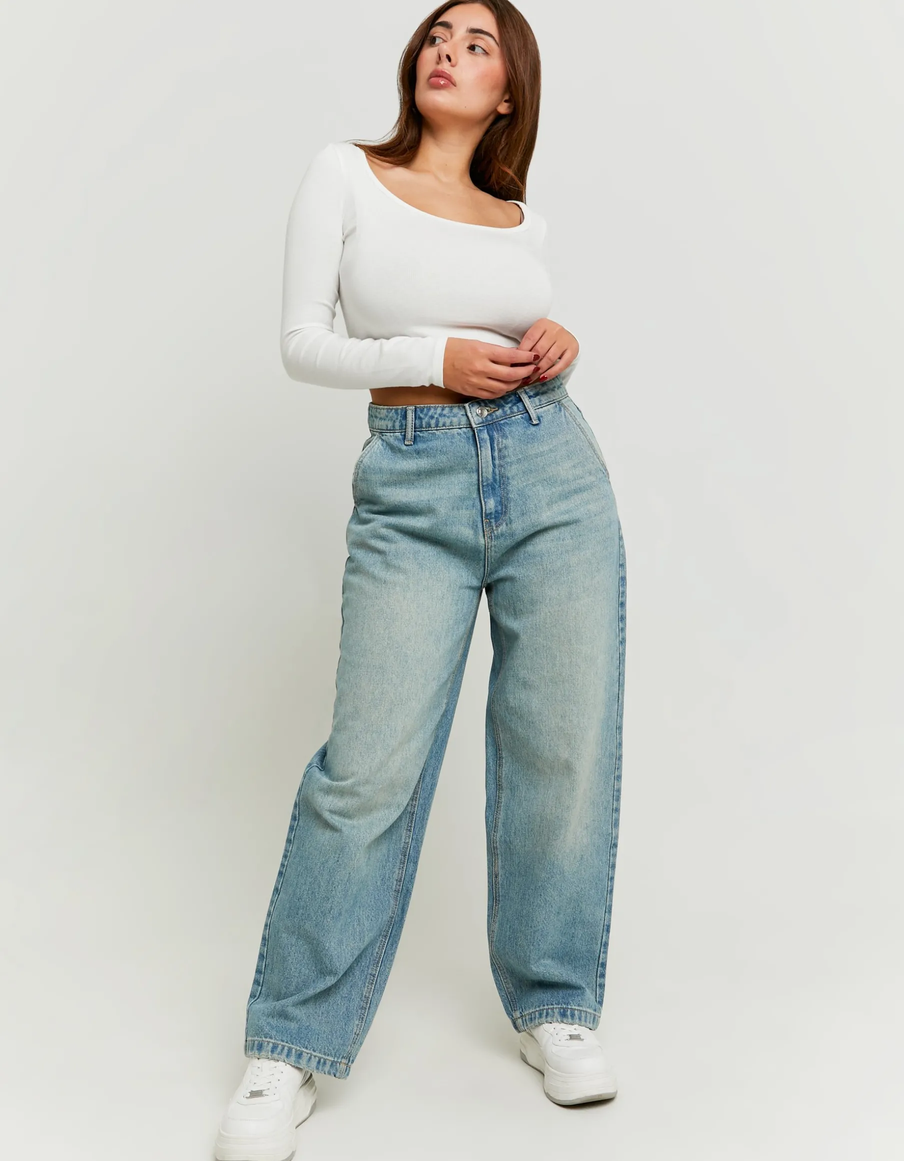 Tally Weijl Jeans^Jeans a Palloncino Lavaggio Vintage