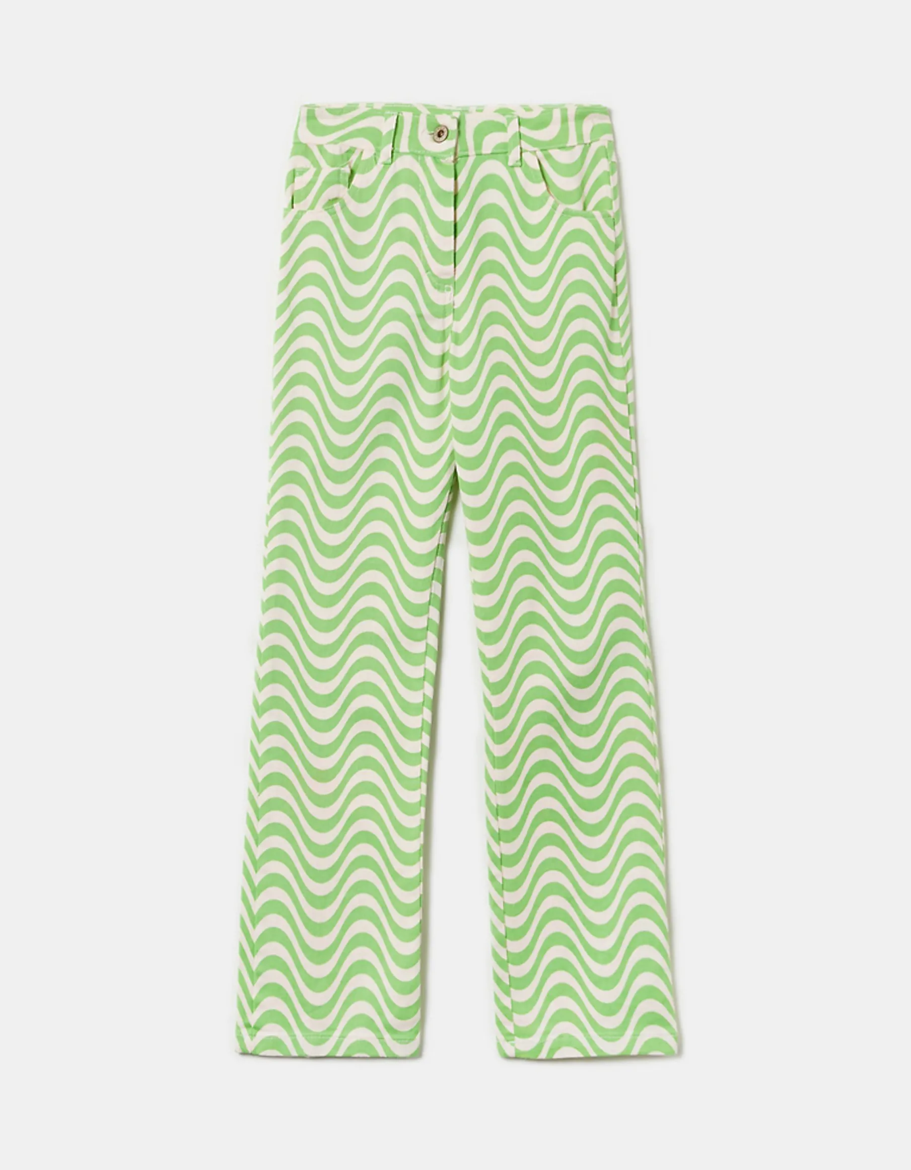 Tally Weijl Pantaloni^Jeans a Vita Alta a Righe