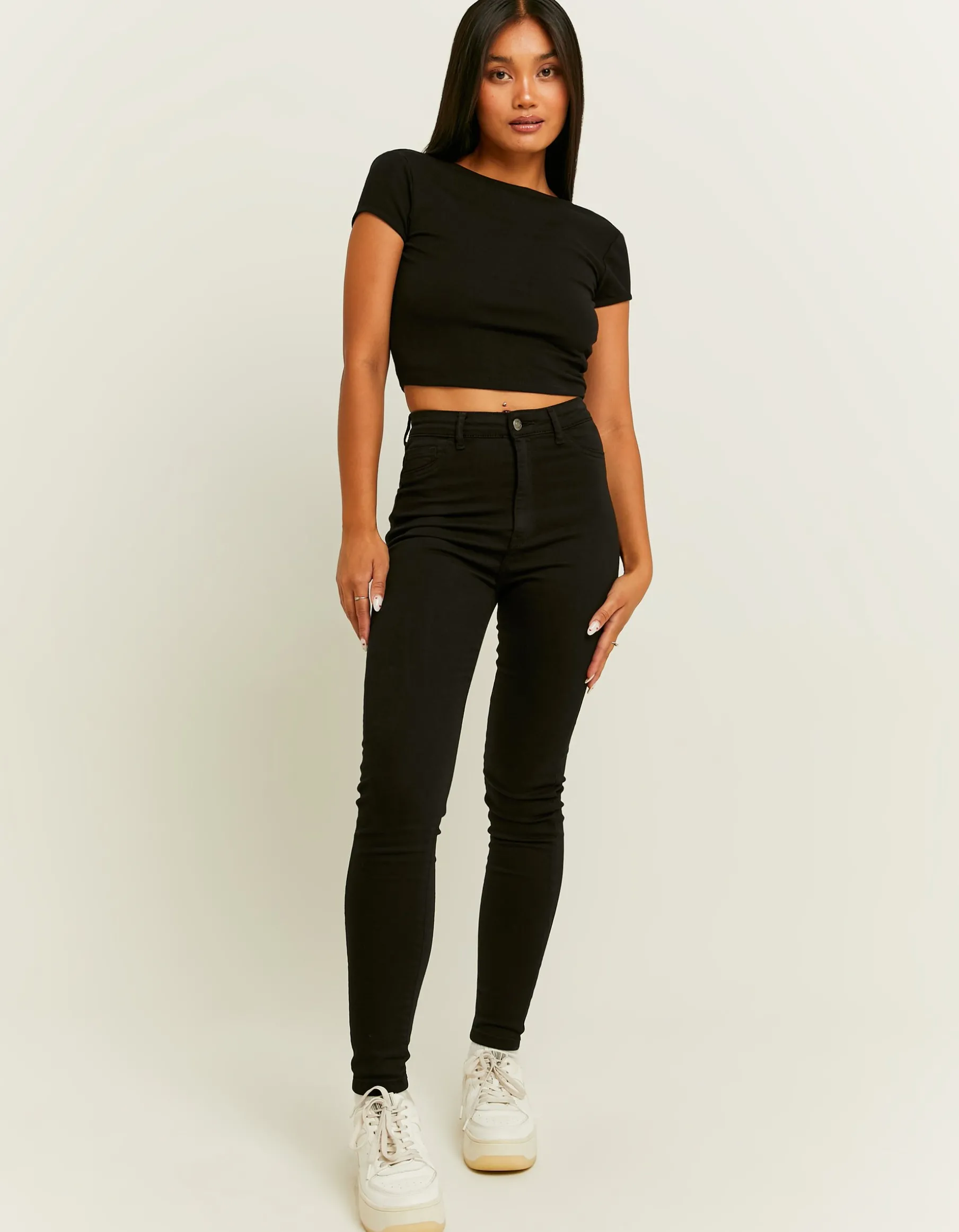 Tally Weijl Jeans^Jeans Skinny a Vita Alta Neri