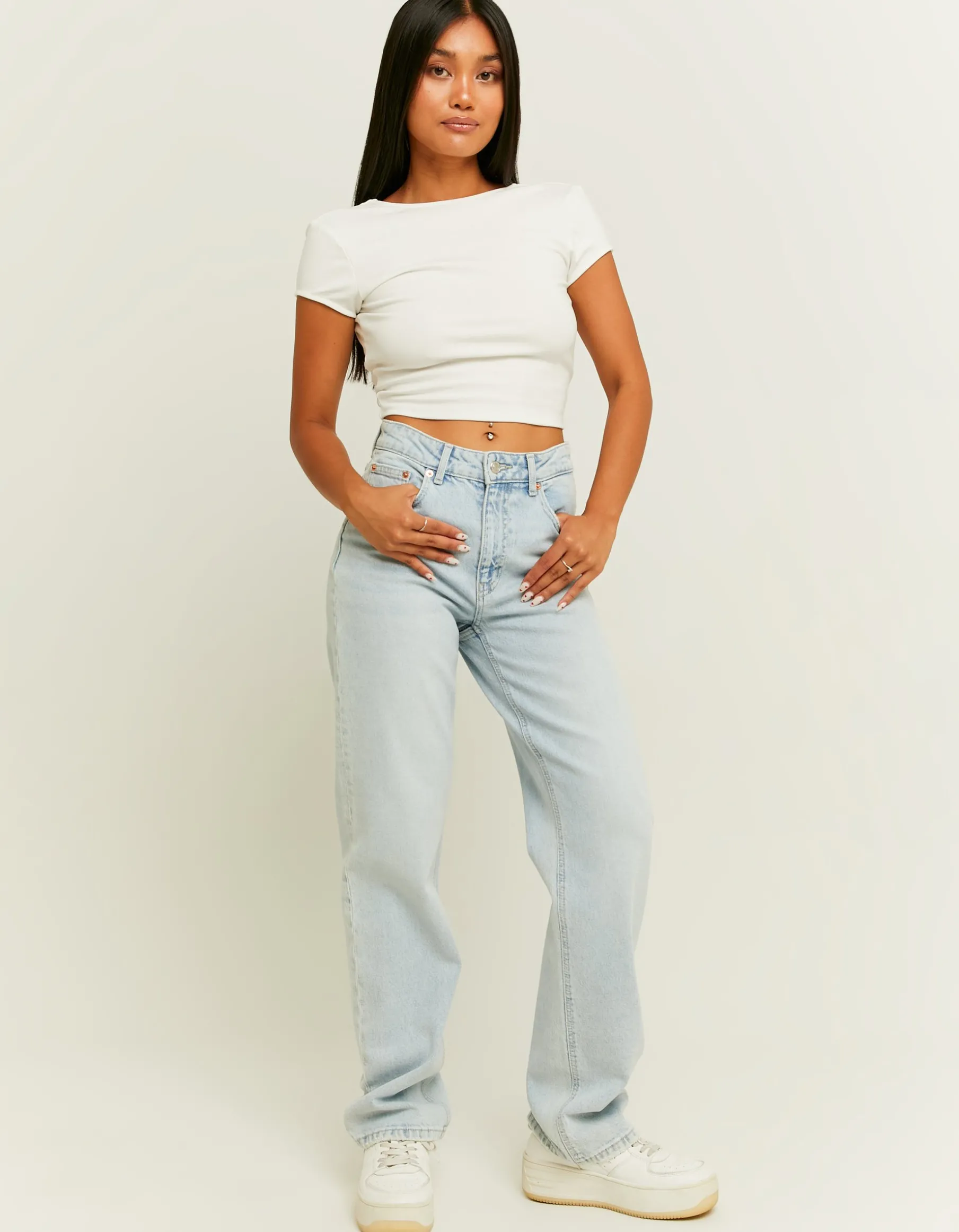 Tally Weijl Jeans^Jeans Straight Leg a Vita Alta