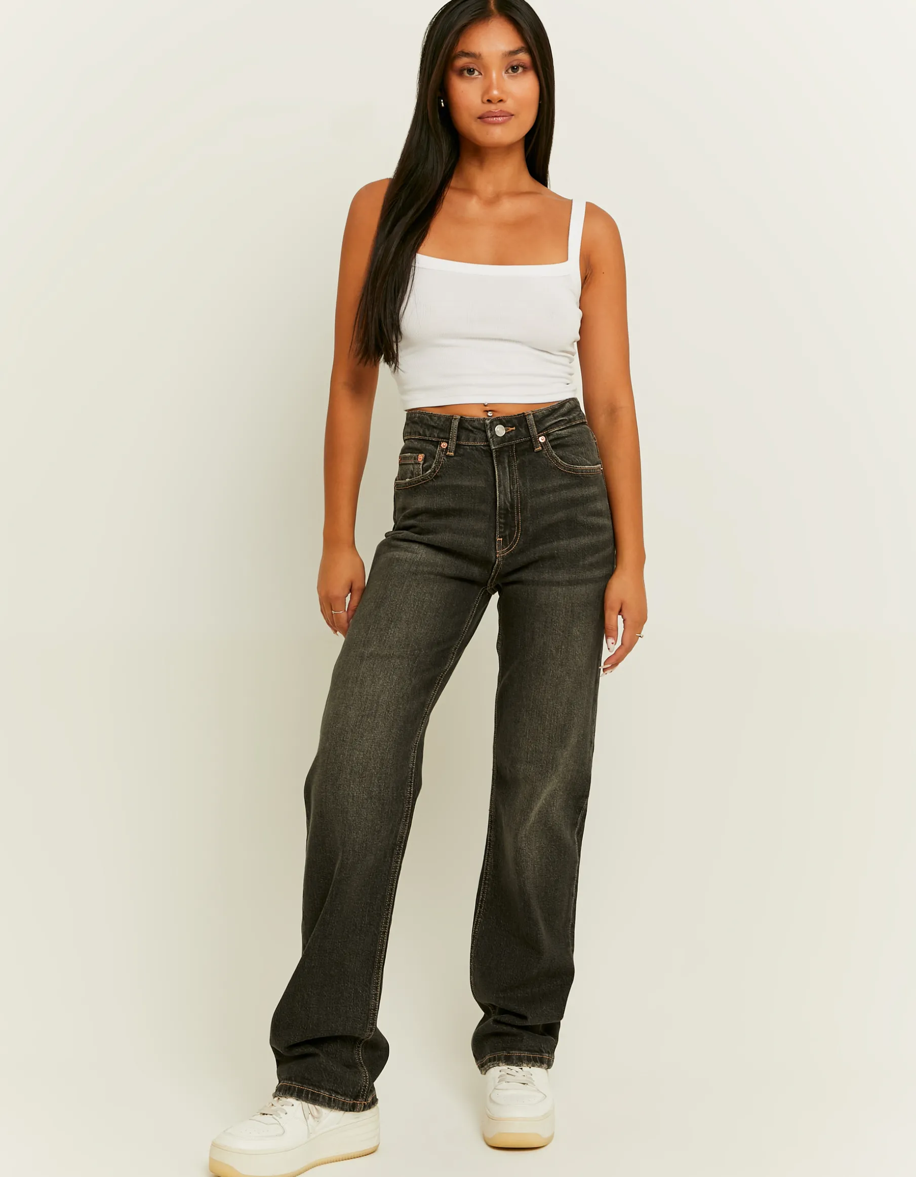 Tally Weijl Jeans^Jeans Straight Leg a Vita Alta
