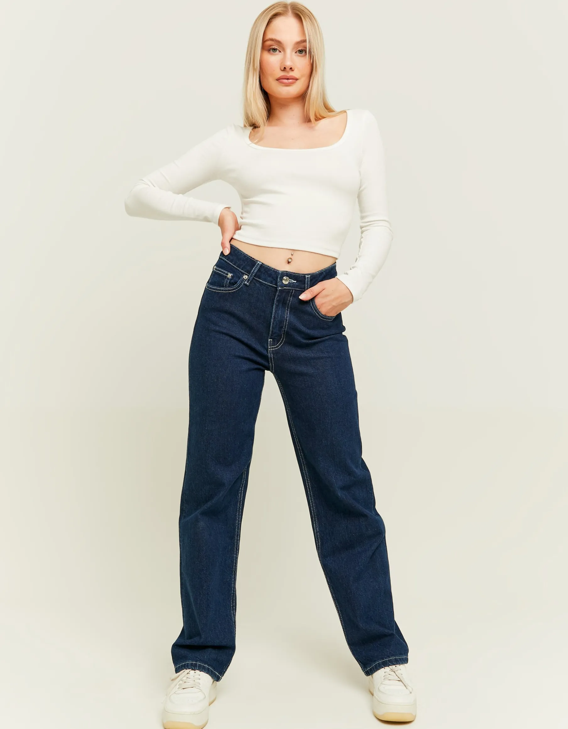 Tally Weijl Jeans^Jeans Straight Leg a Vita Alta