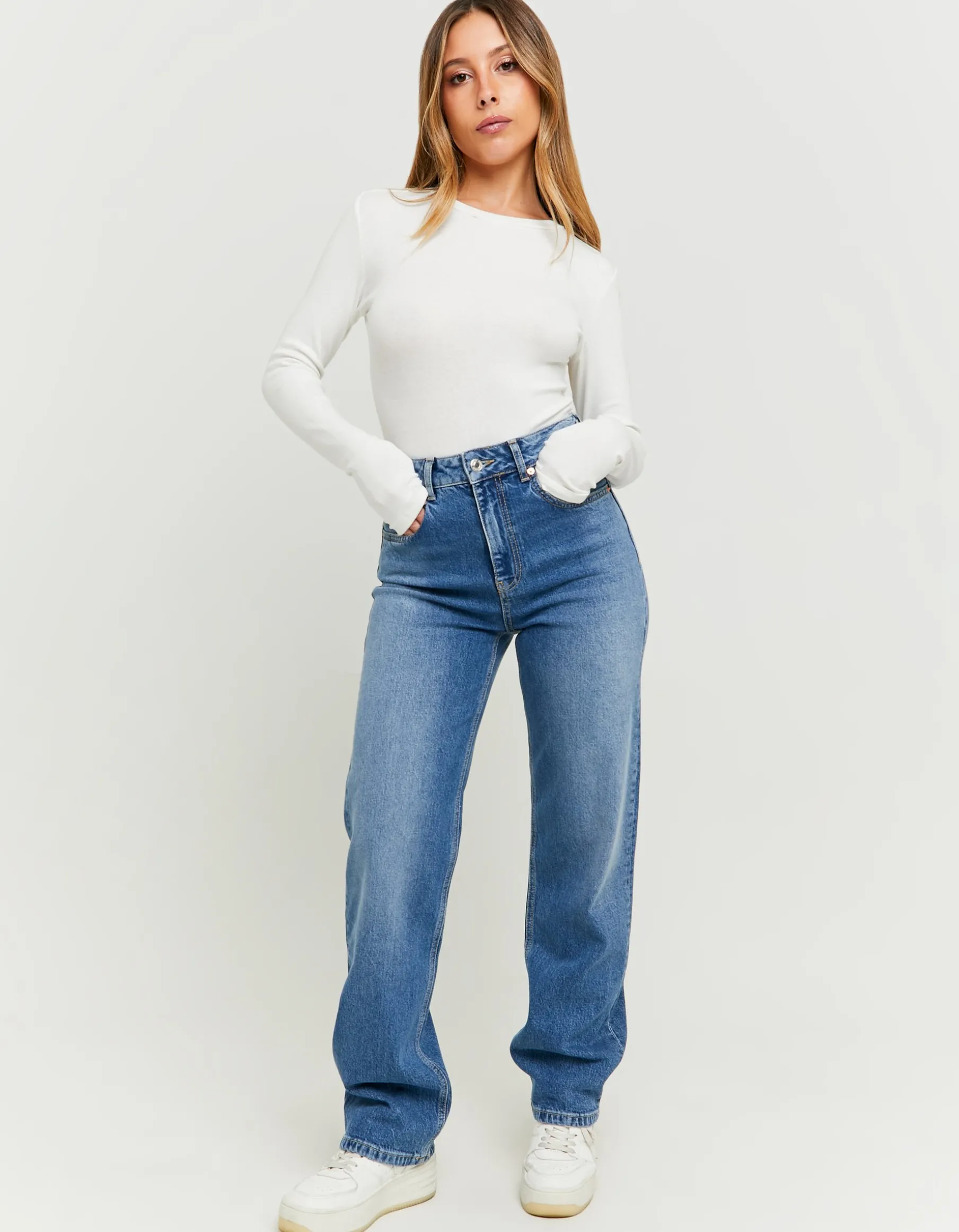Tally Weijl Jeans^Jeans Straight Leg a Vita Alta