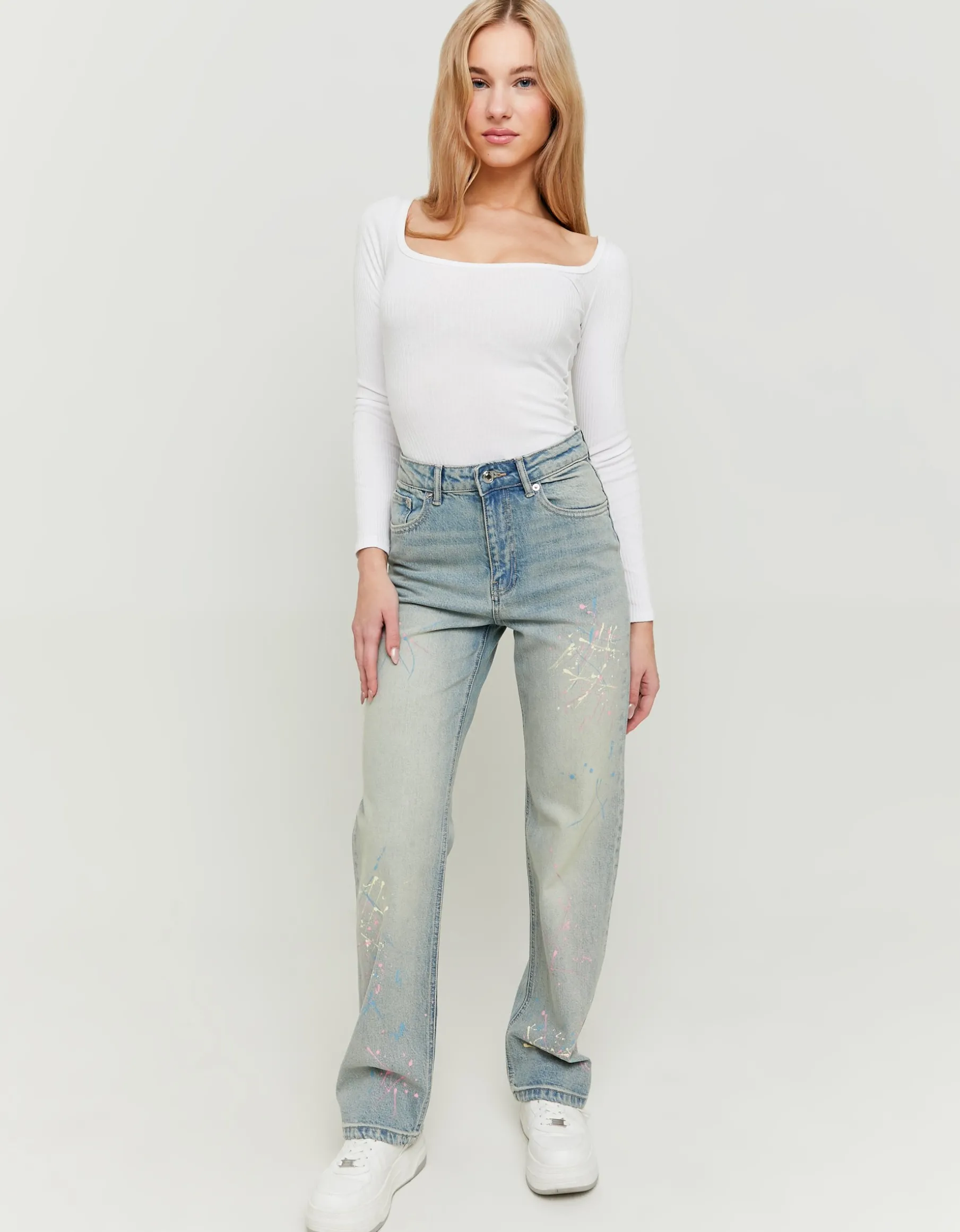 Tally Weijl Jeans^Jeans Straight Leg a Vita Alta