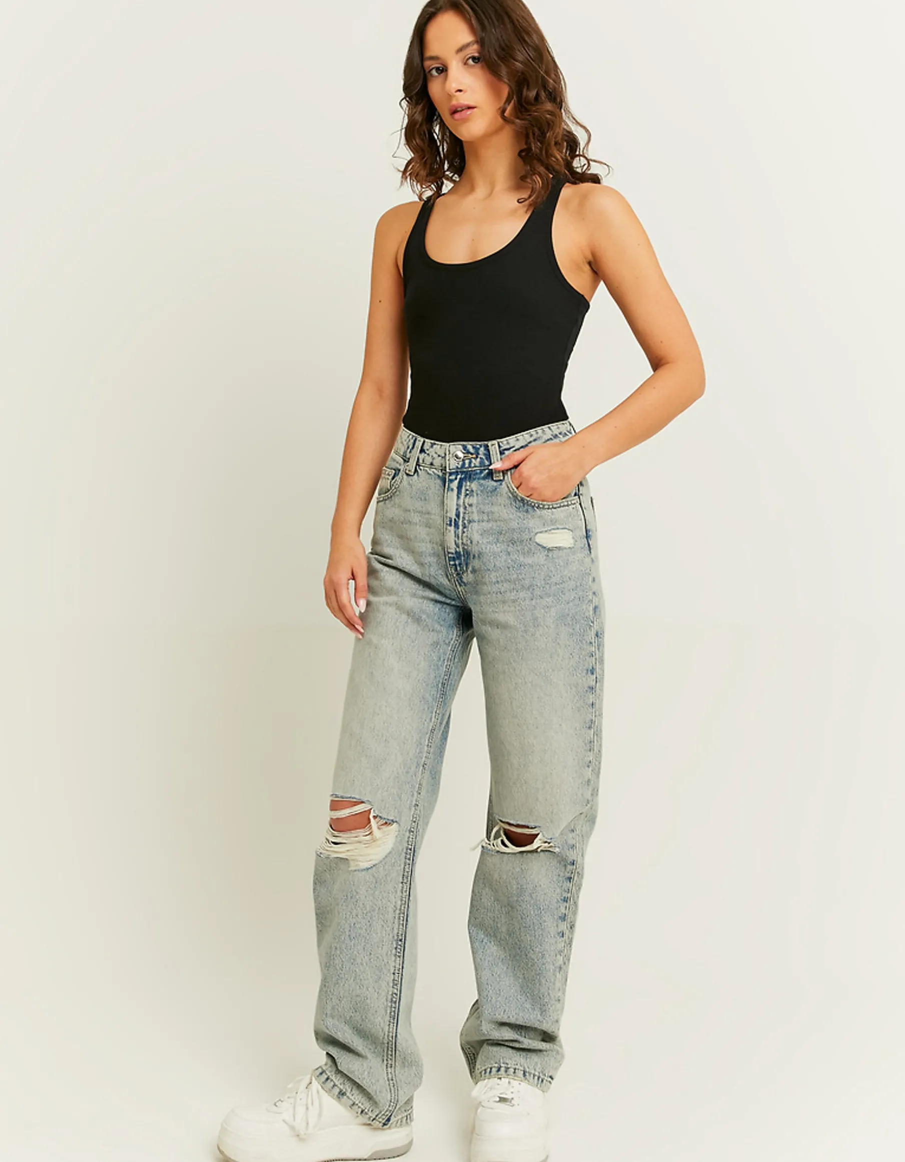 Tally Weijl Jeans^Jeans Straight Leg a Vita Alta