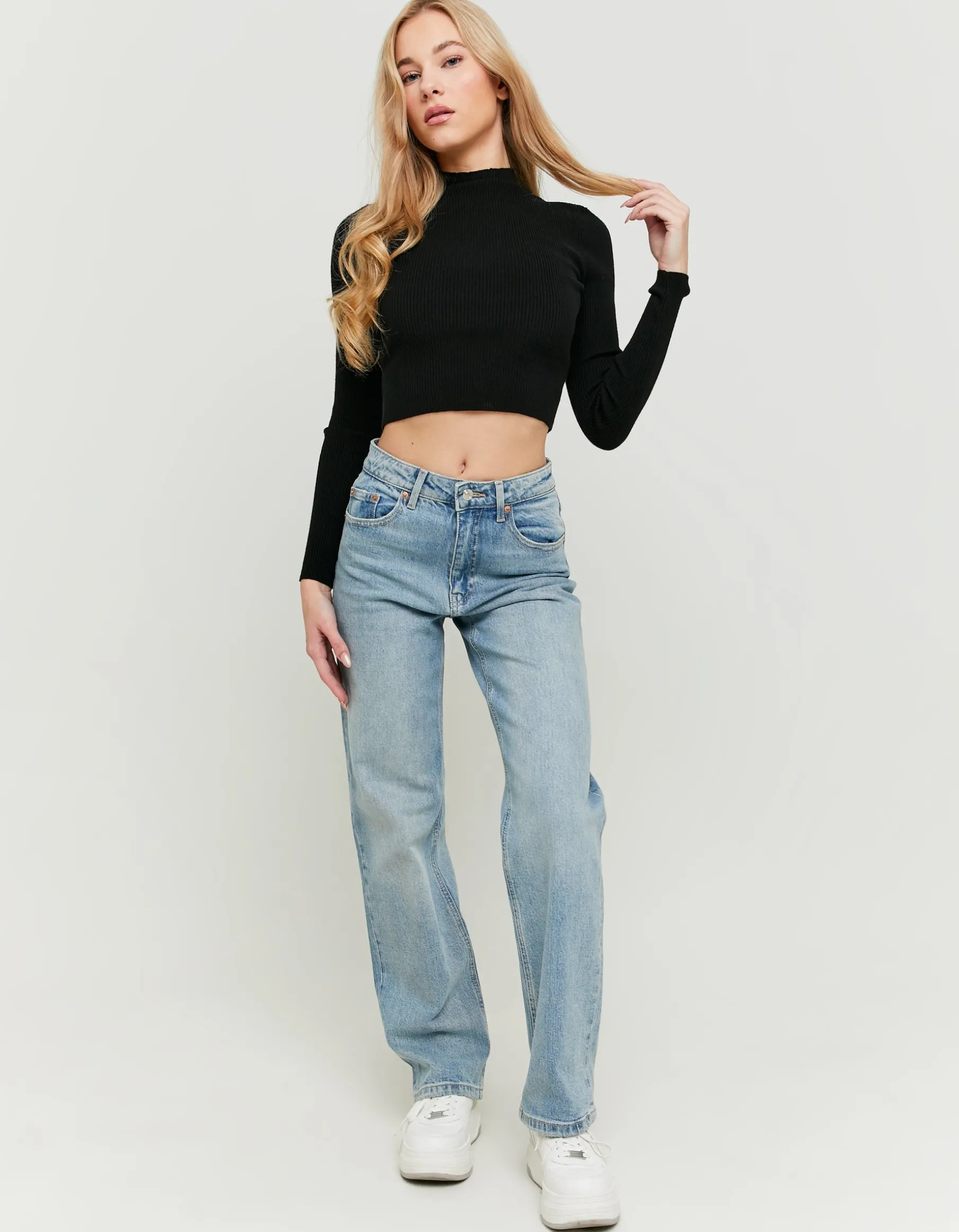 Tally Weijl Jeans^Jeans Straight Leg a Vita Alta