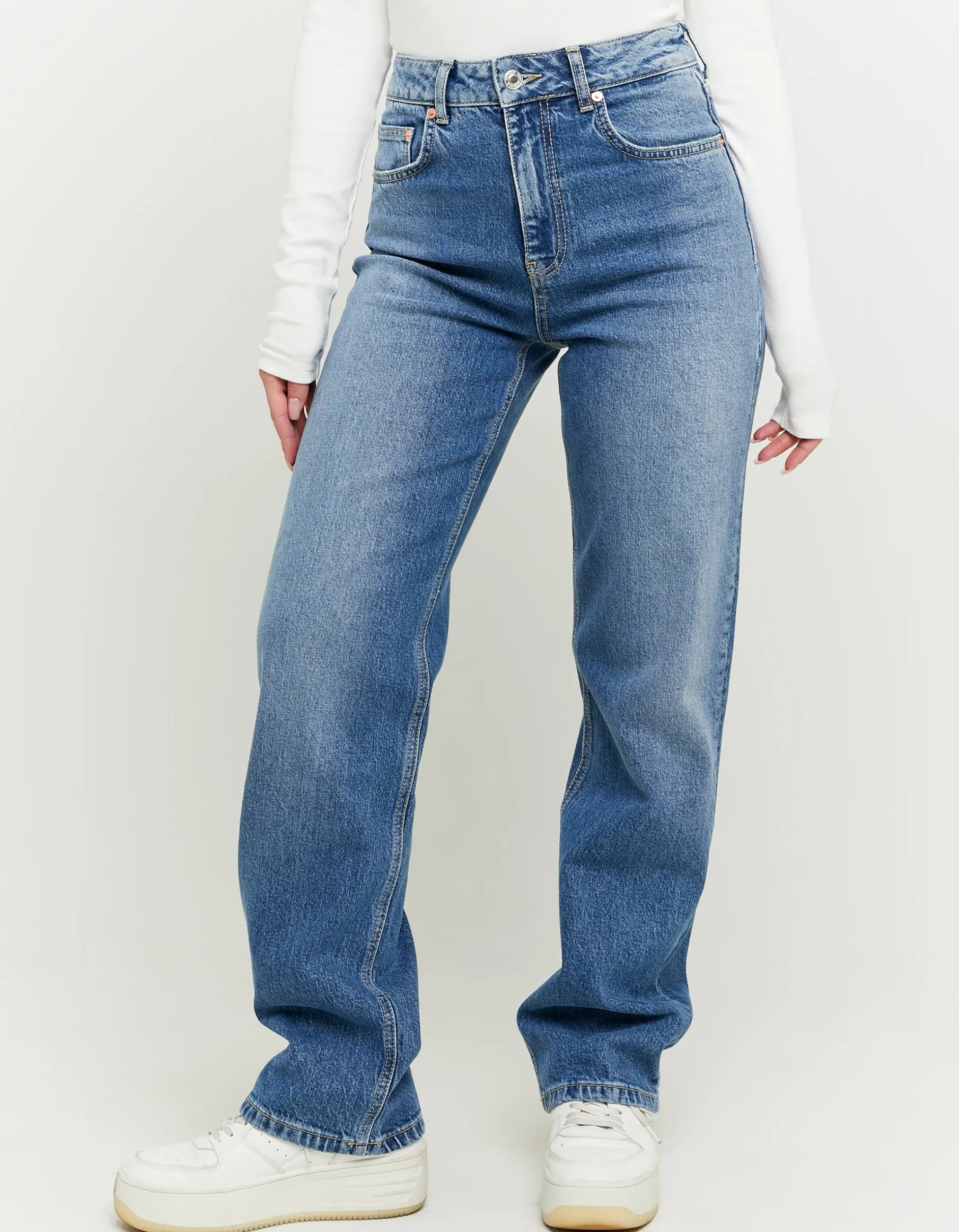 Tally Weijl Jeans^Jeans Straight Leg a Vita Alta