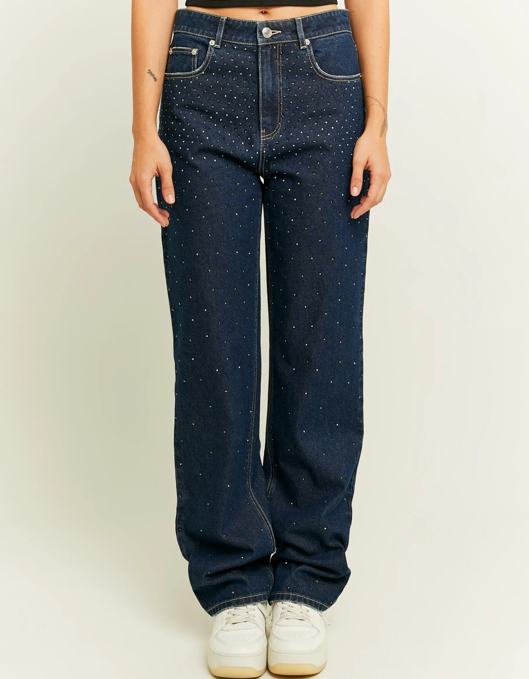 Tally Weijl Jeans^Jeans Straight Leg con Strass