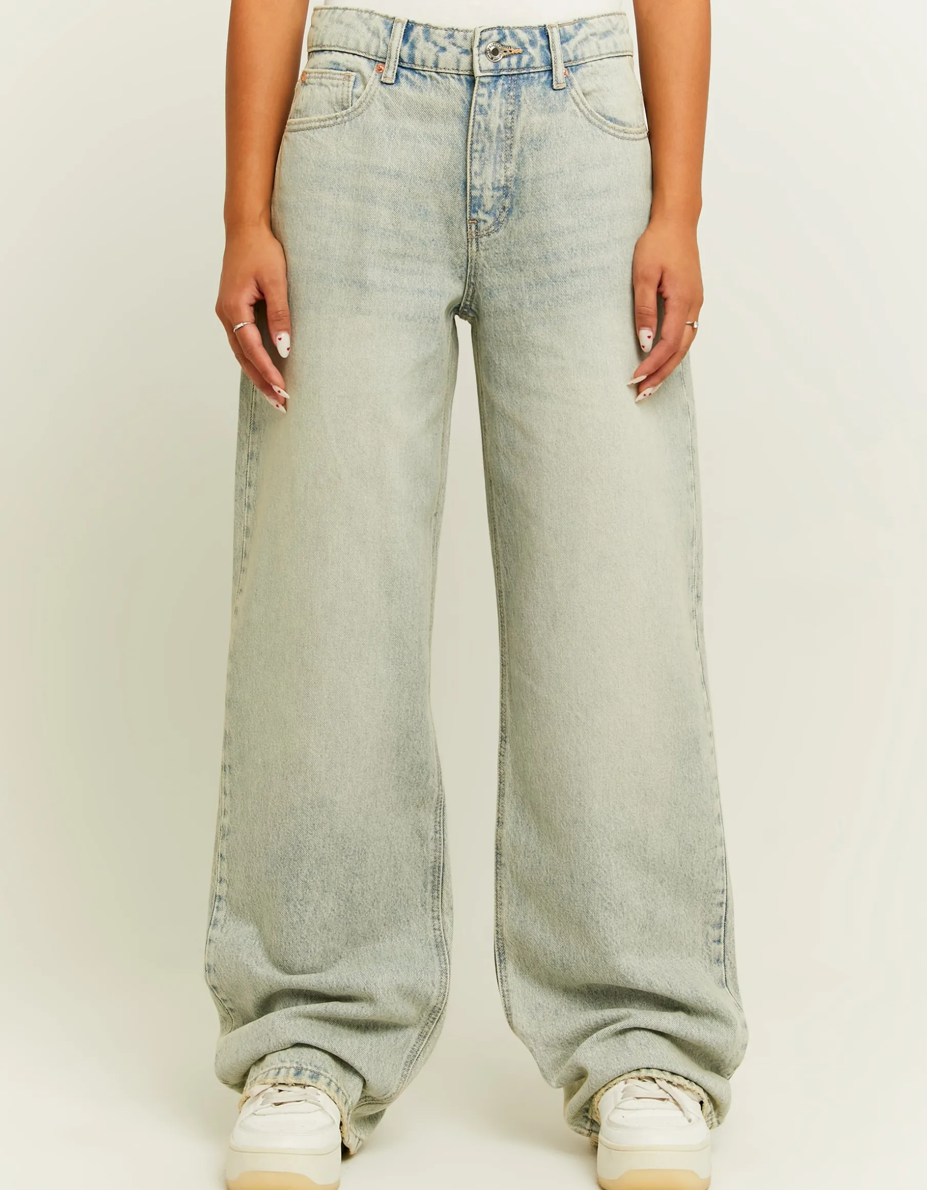 Tally Weijl Jeans^Jeans Straight Leg Lavaggio Chiaro