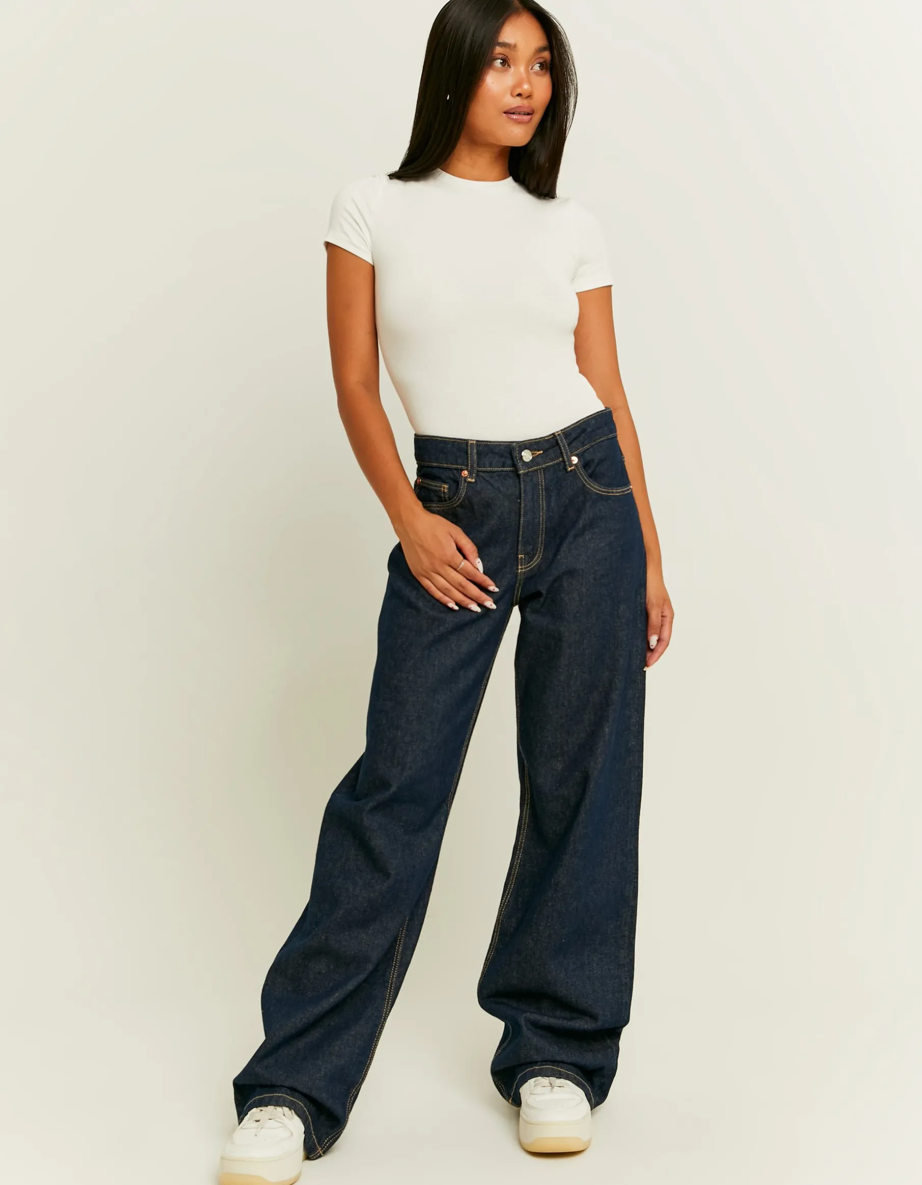Tally Weijl Jeans^Jeans Straight Leg Lavaggio Scuro