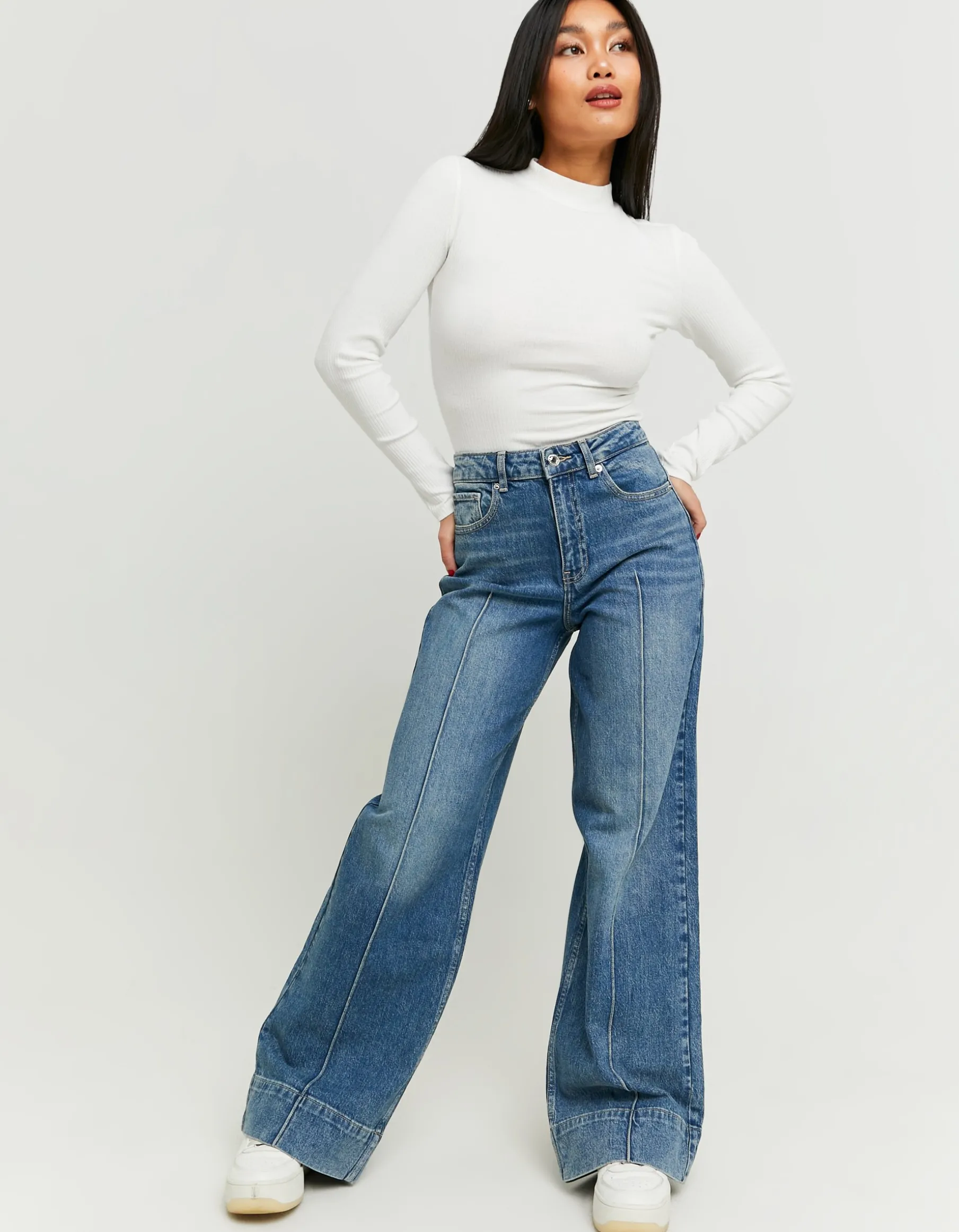 Tally Weijl Jeans^Jeans Wide Leg a Vita Alta