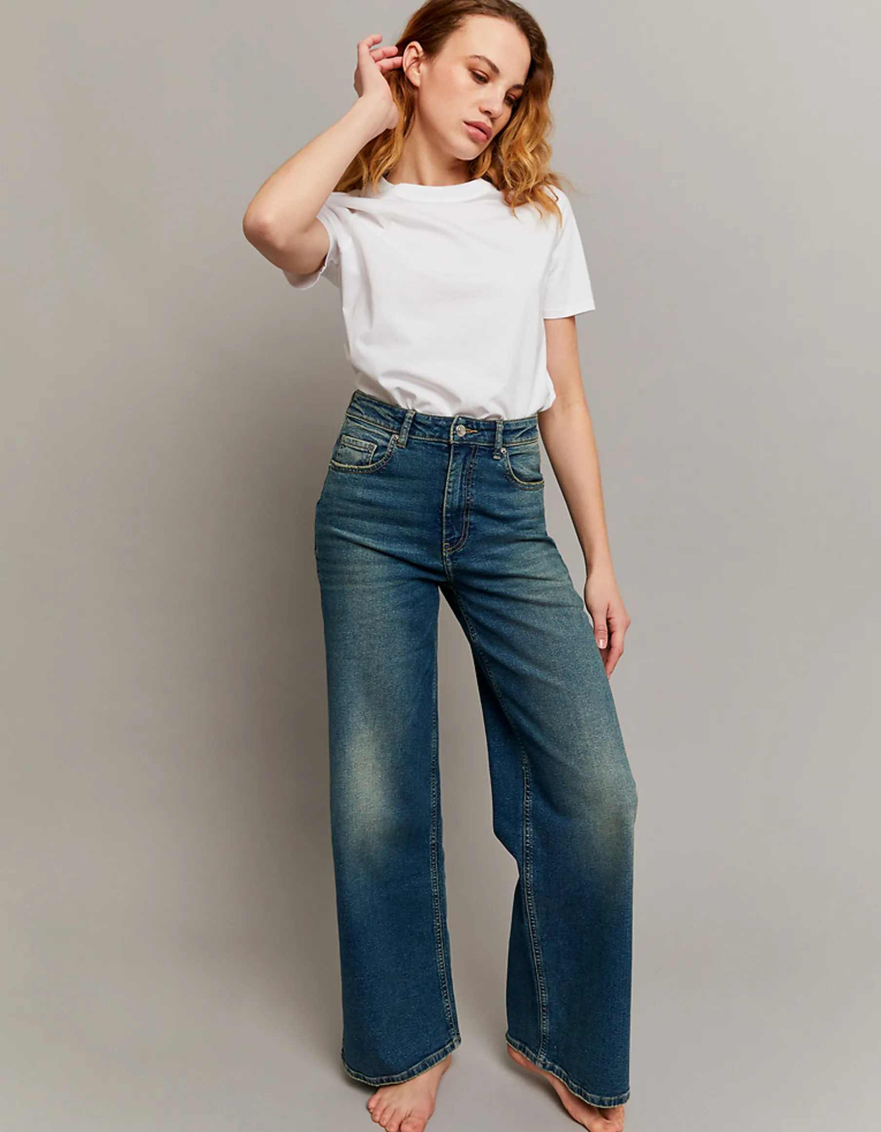 Tally Weijl Jeans^Jeans Wide Leg a Vita Alta