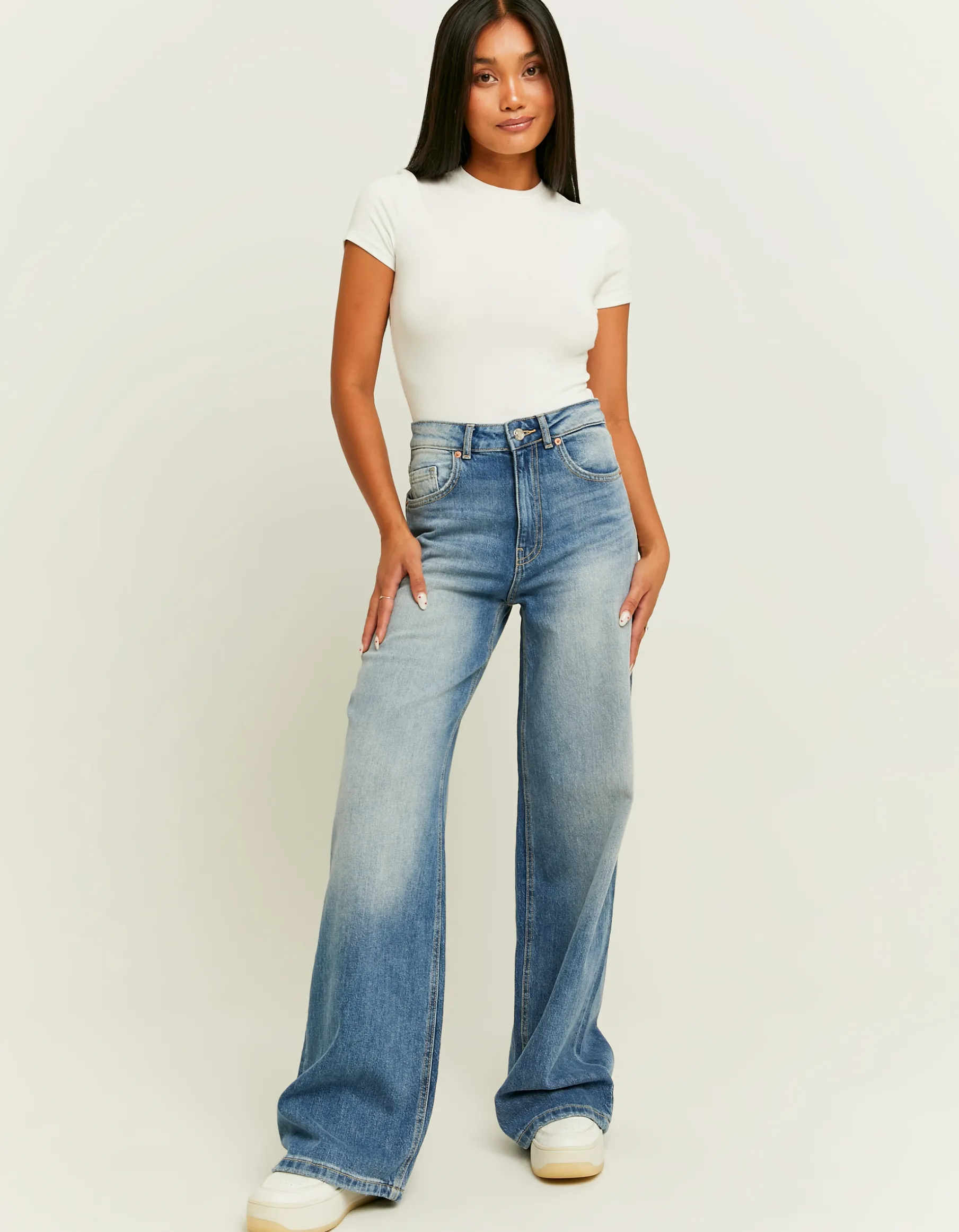 Tally Weijl Jeans^Jeans Wide Leg a Vita Alta
