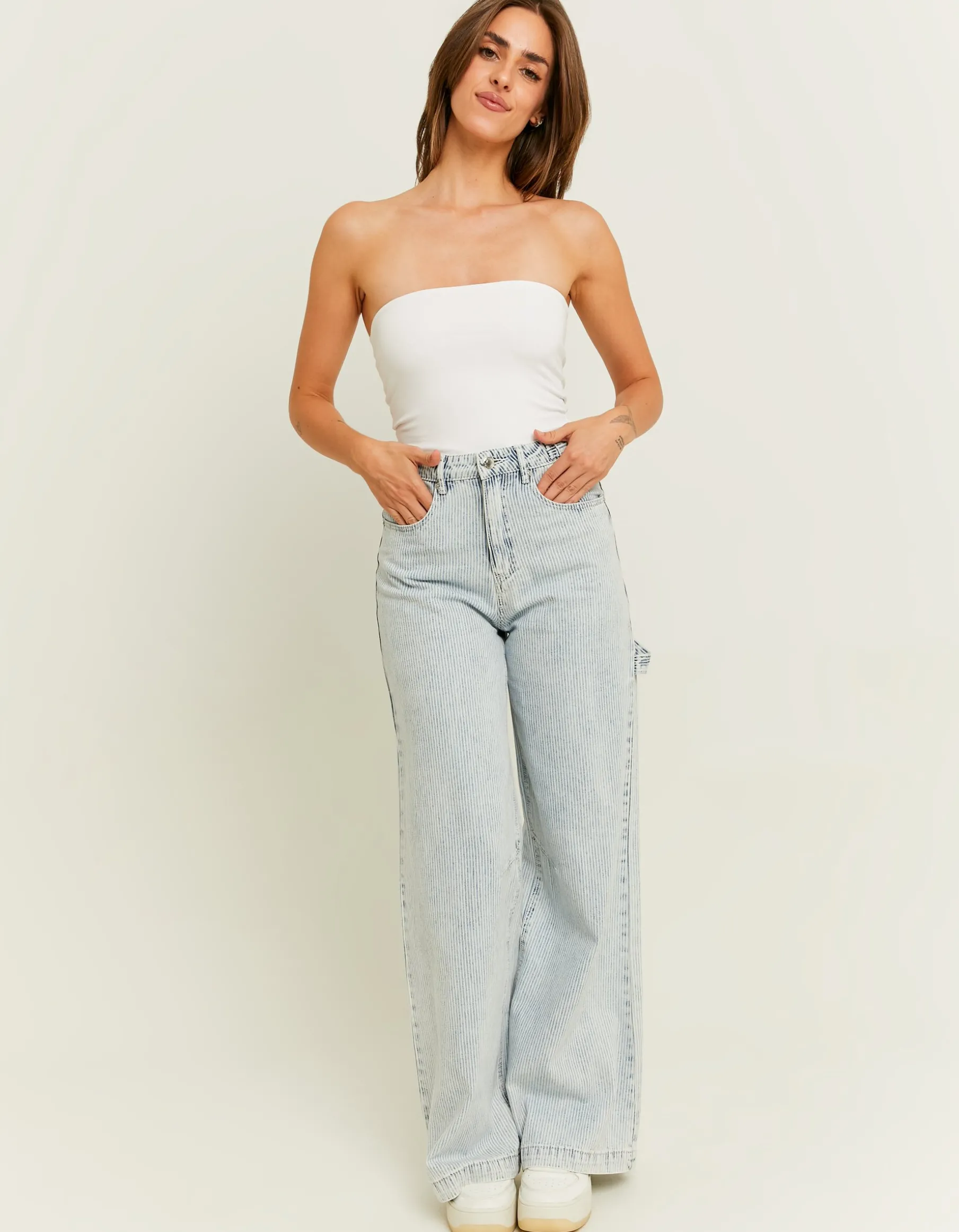 Tally Weijl Jeans^Jeans Wide Leg con Strappi