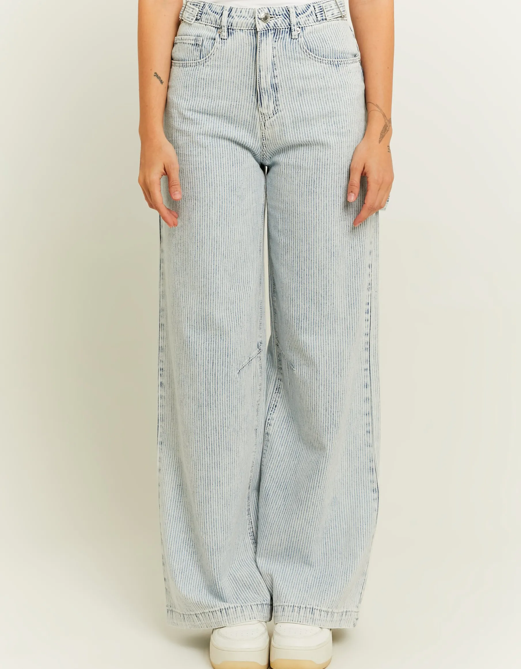 Tally Weijl Jeans^Jeans Wide Leg con Strappi
