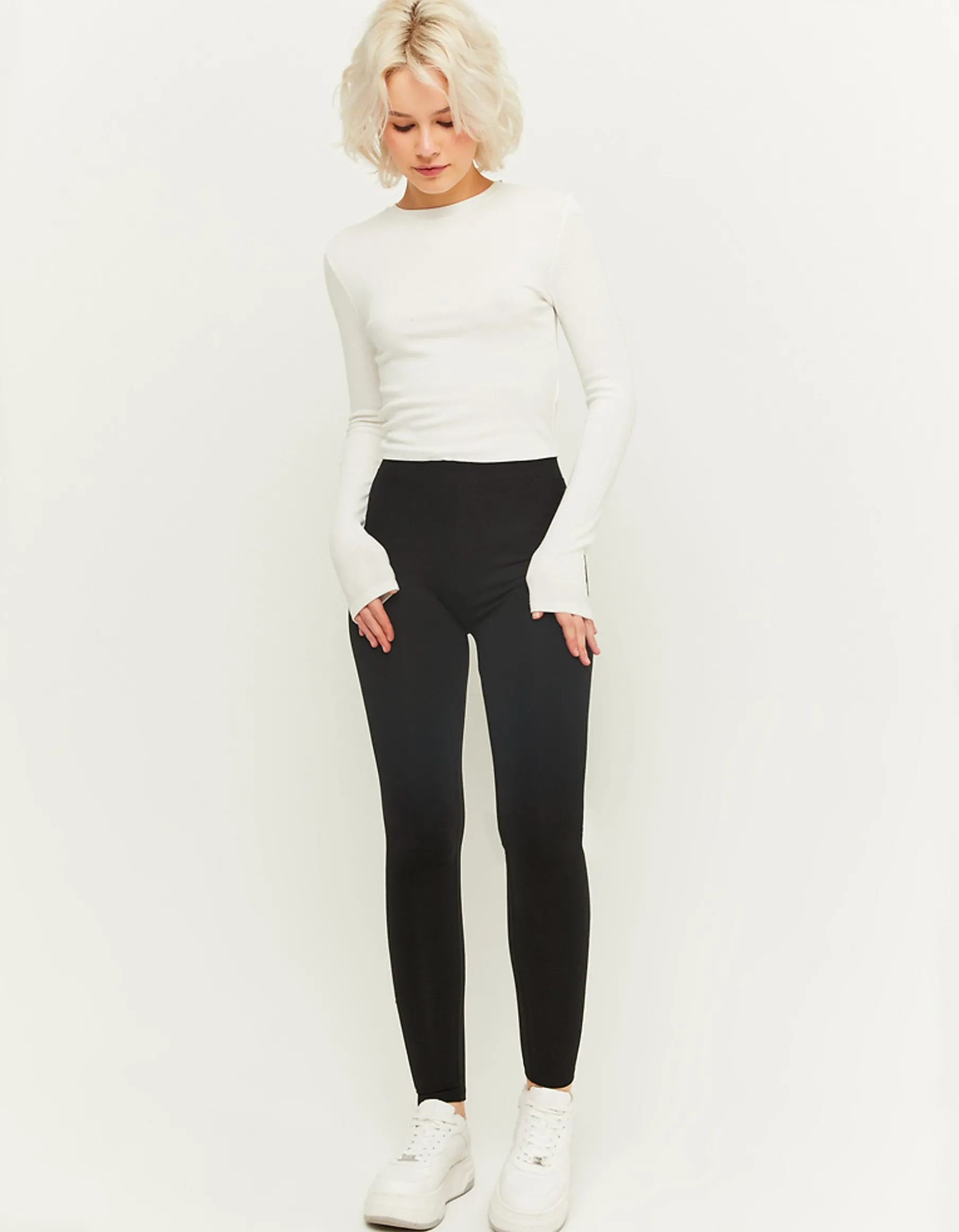 Tally Weijl Leggings^Legging Basici Neri a Vita Alta