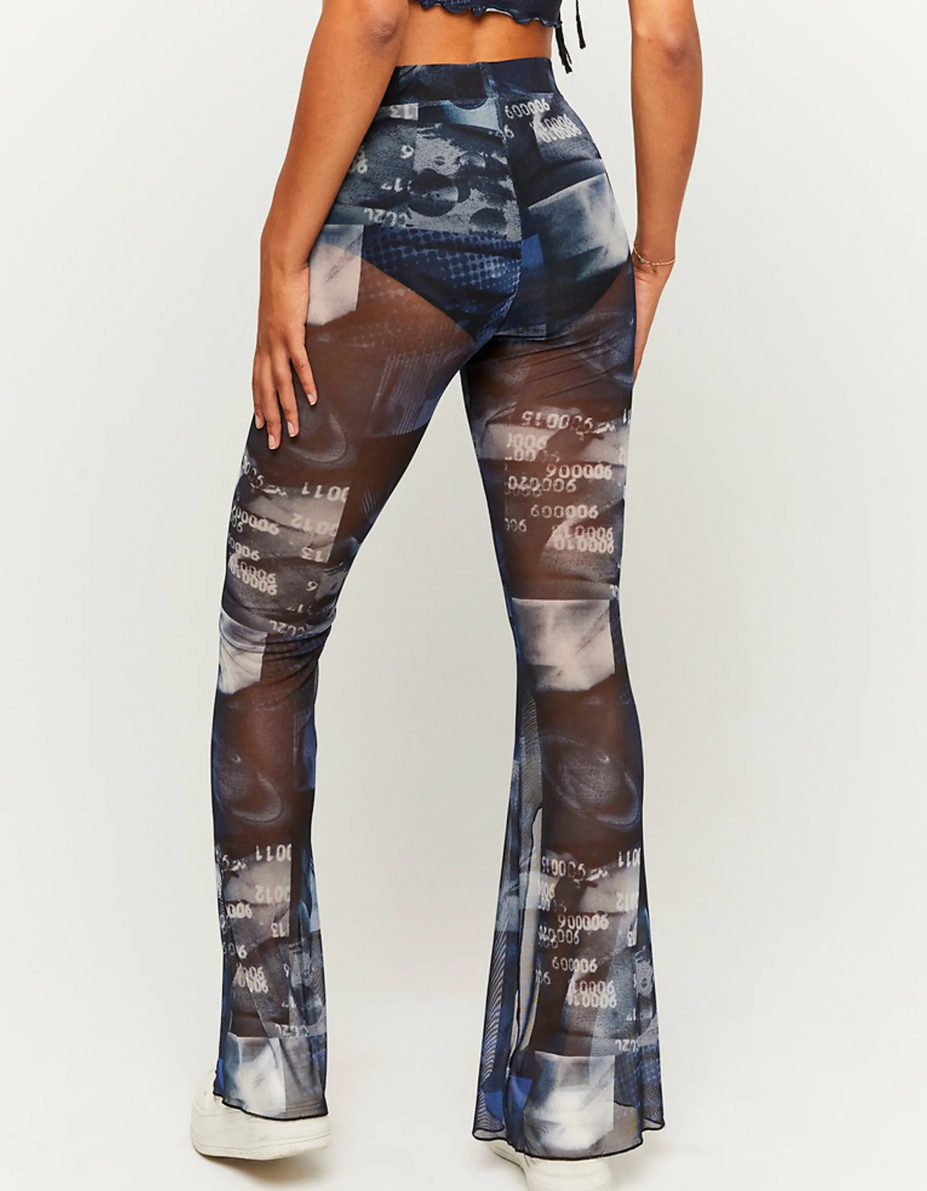 Tally Weijl Leggings^Leggings A Zampa In Mesh