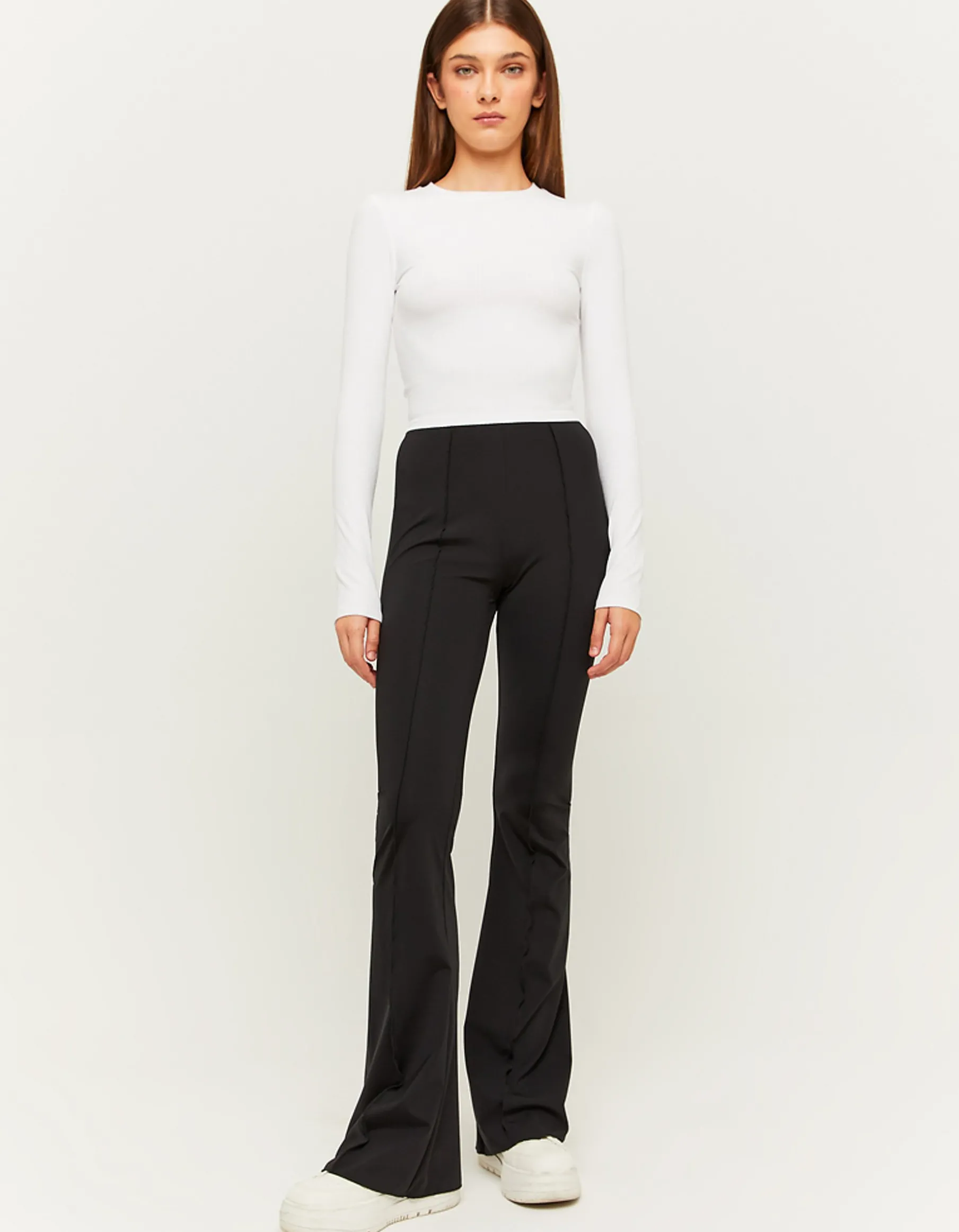 Tally Weijl Pantaloni | Leggings^Leggings A Zampa Neri con Volants