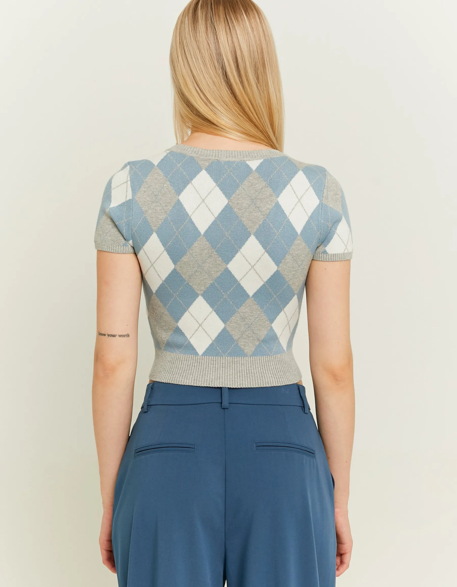 Tally Weijl Maglieria^Maglione Corto a Quadri