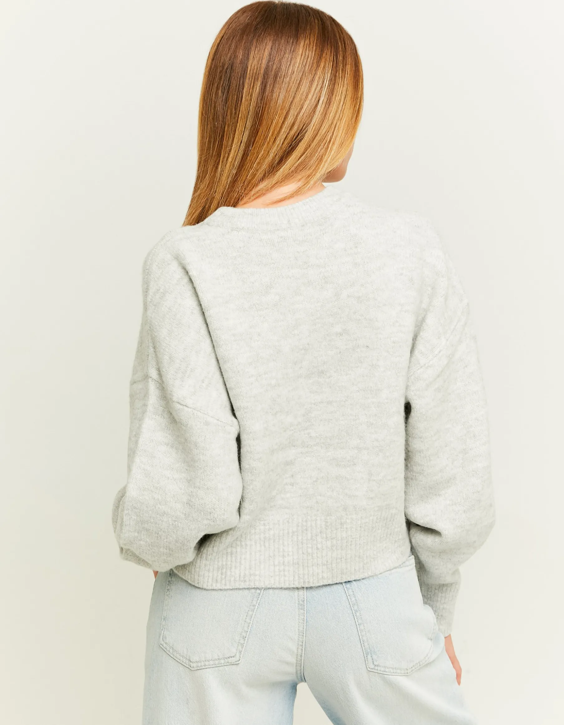 Tally Weijl Maglieria^Maglione Corto Basico Grigio
