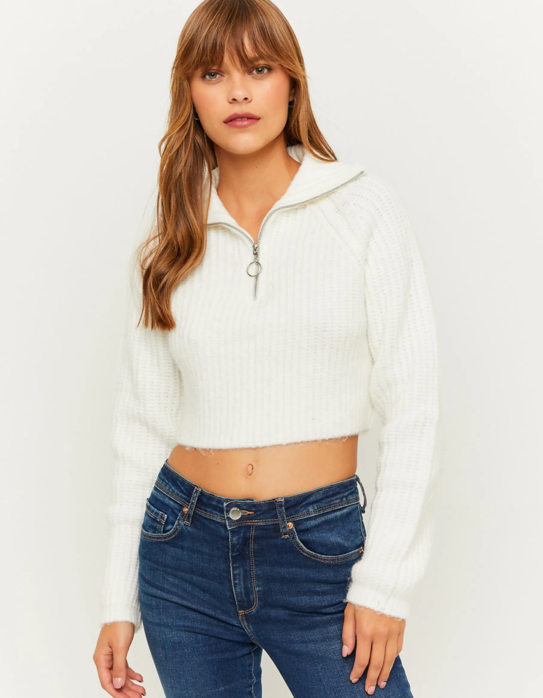 Tally Weijl Maglieria^Maglione Corto Bianco