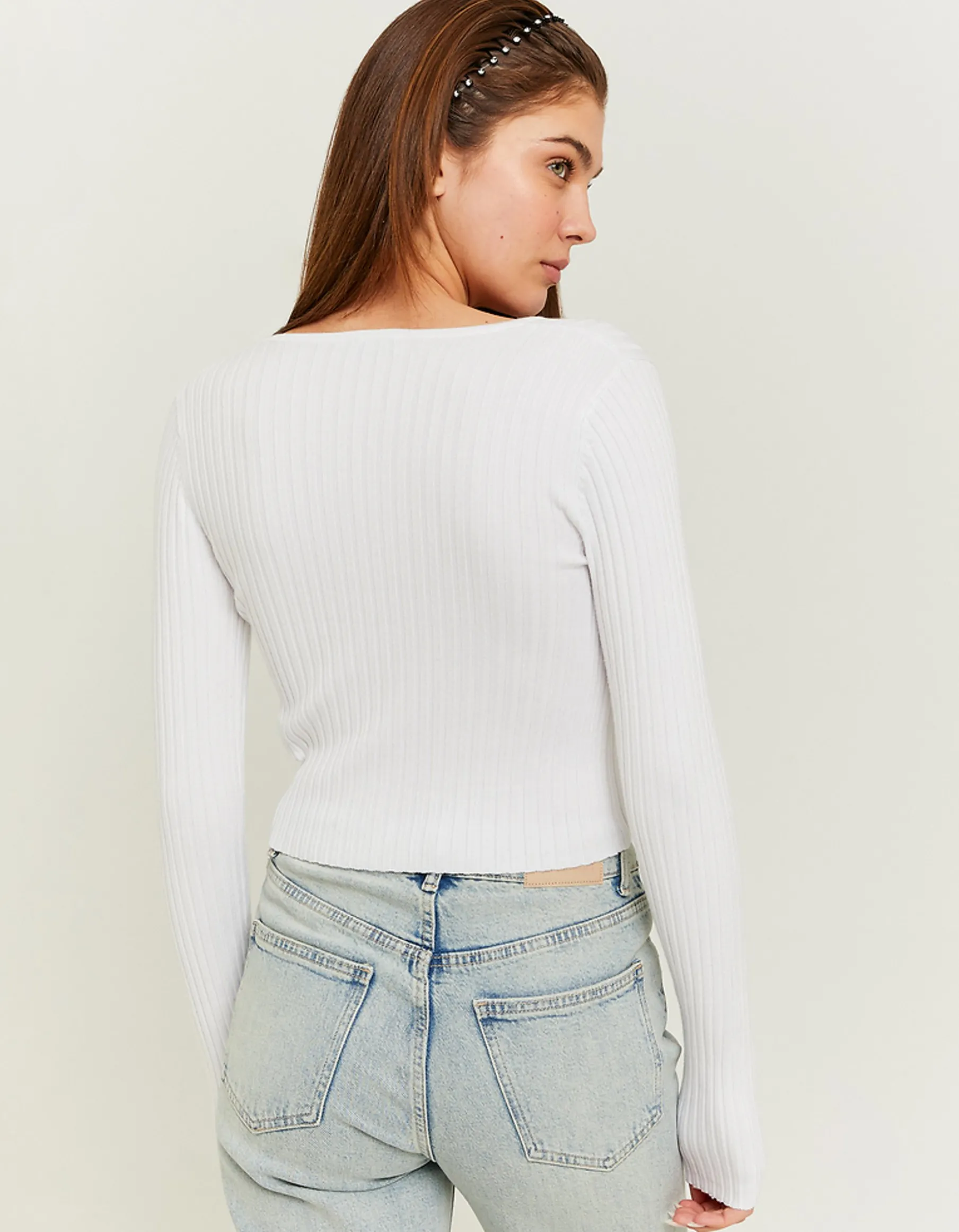 Tally Weijl Maglieria^Maglione Corto Bianco