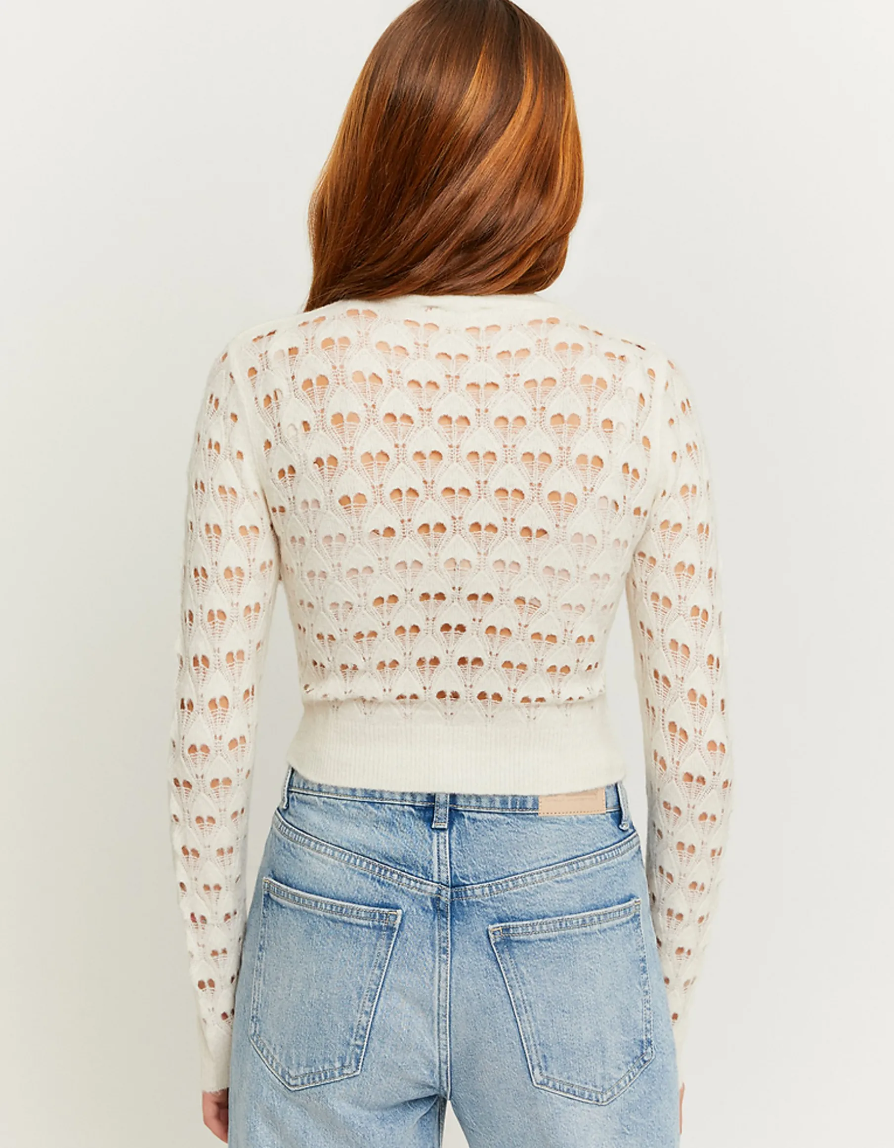 Tally Weijl Maglieria^Maglione Corto Bianco
