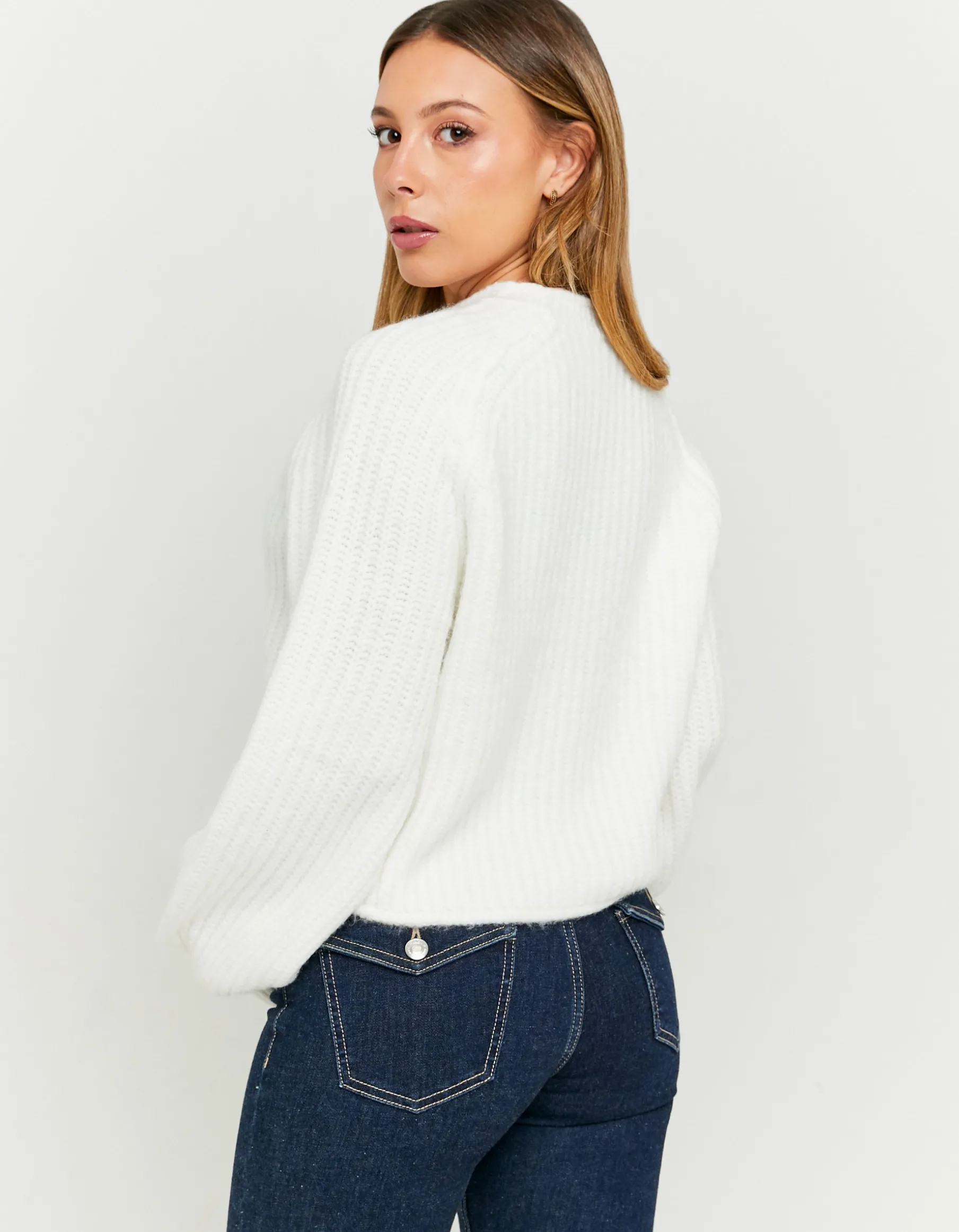 Tally Weijl Maglieria^Maglione Corto Bianco
