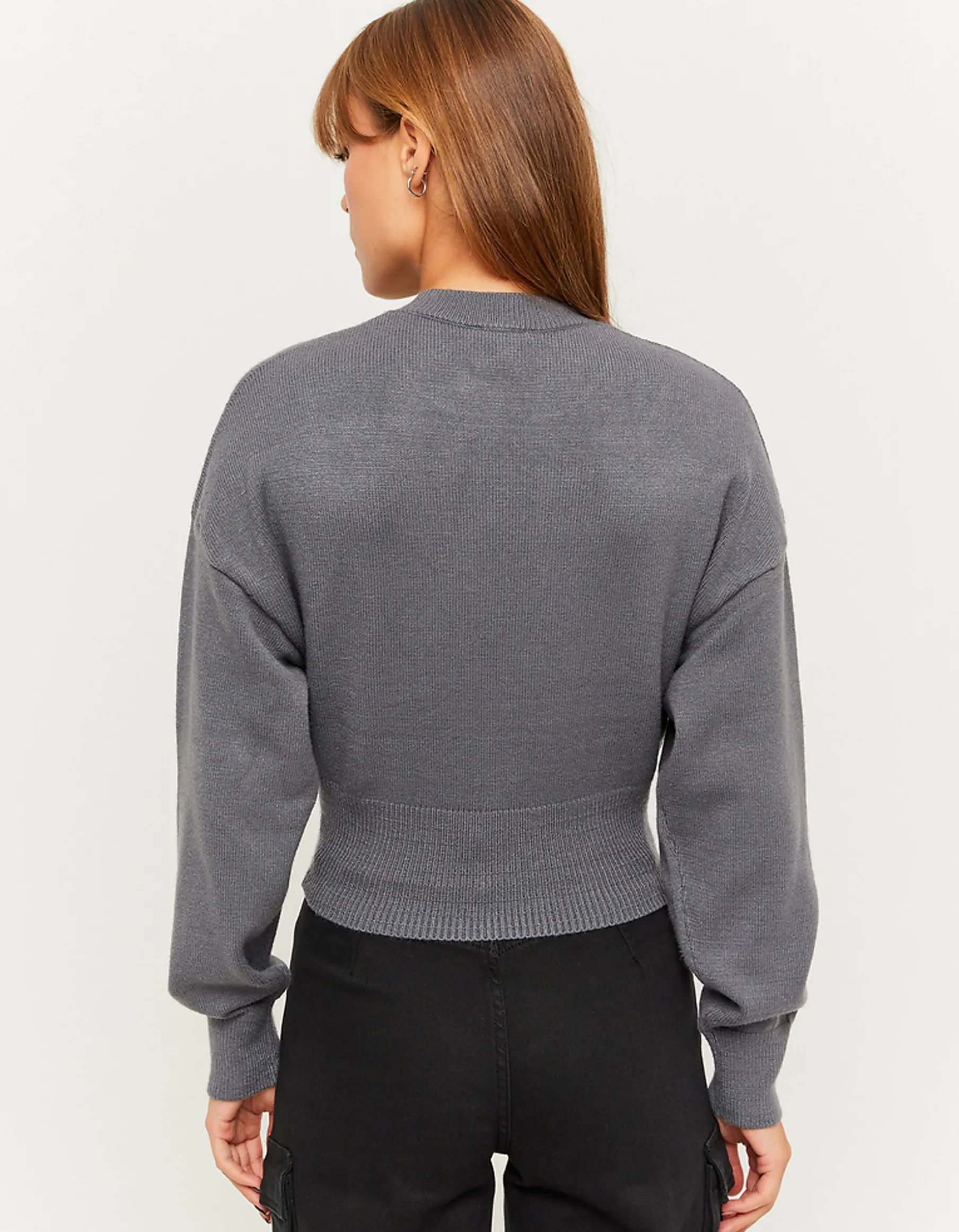 Tally Weijl Maglieria^Maglione Corto Morbido Grigio