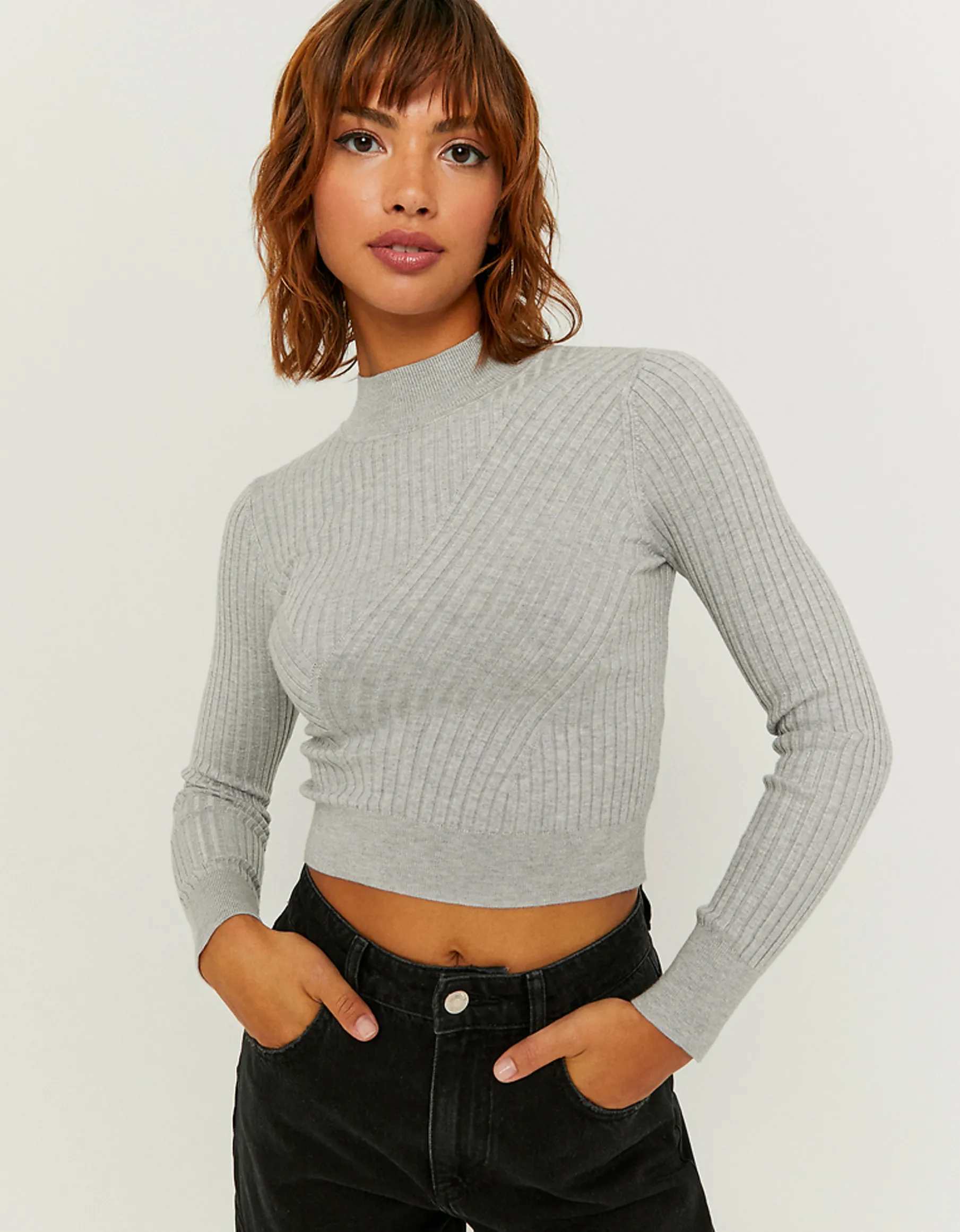 Tally Weijl Maglieria^Maglione Dolcevita Basico Grigio