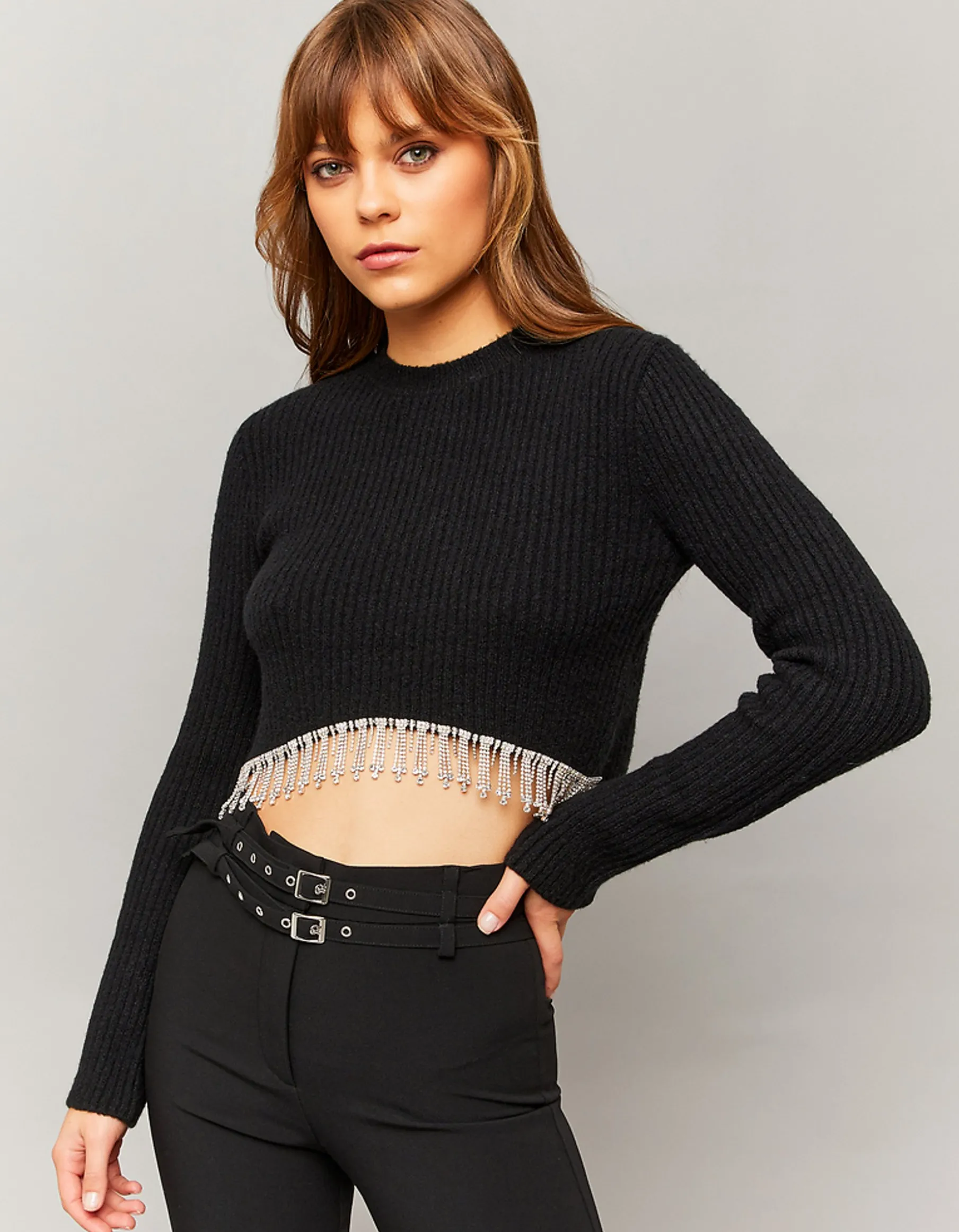 Tally Weijl Maglieria^Maglione con cascata di strass
