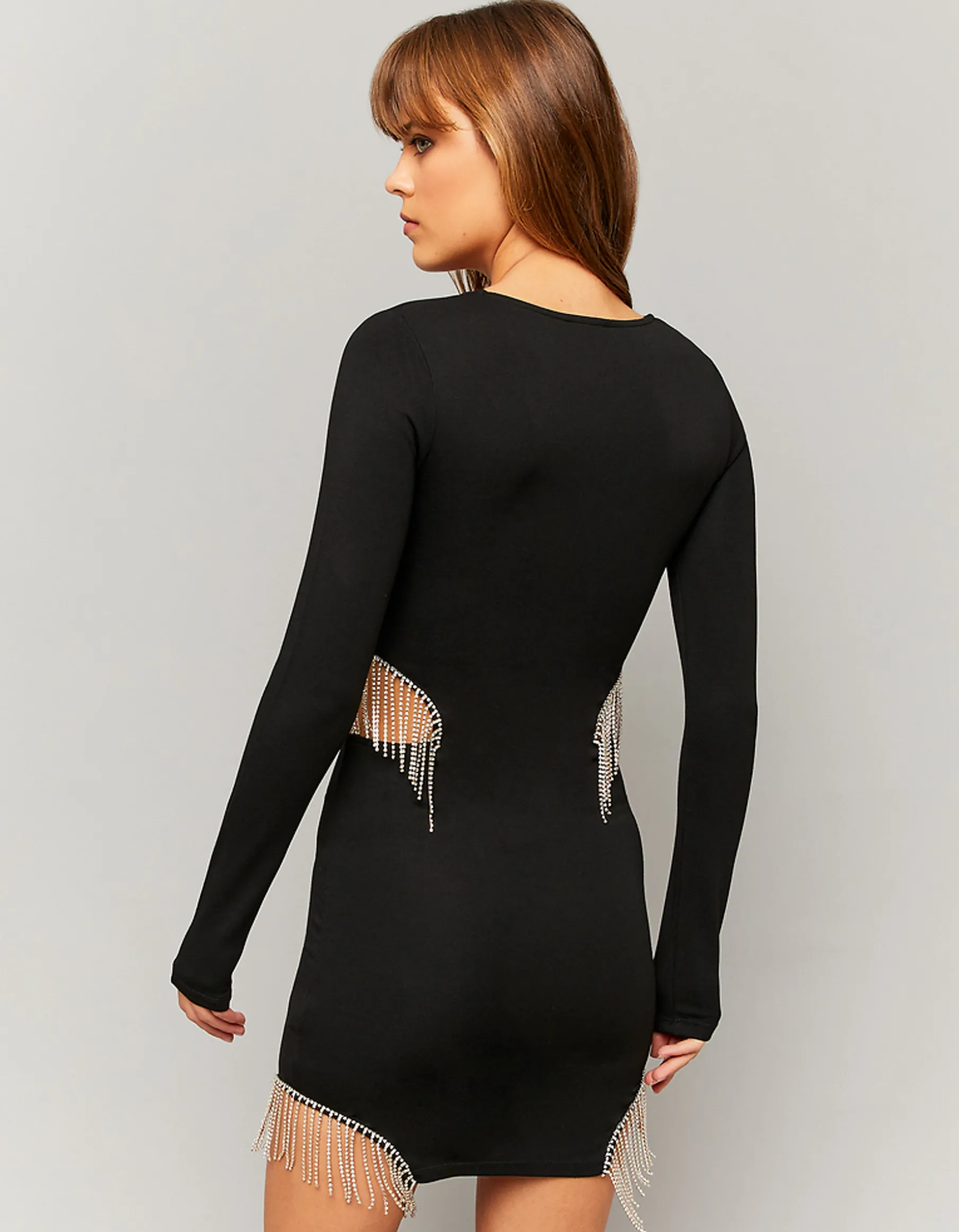 Tally Weijl Vestiti^Mini abito aderente con strass a cascata