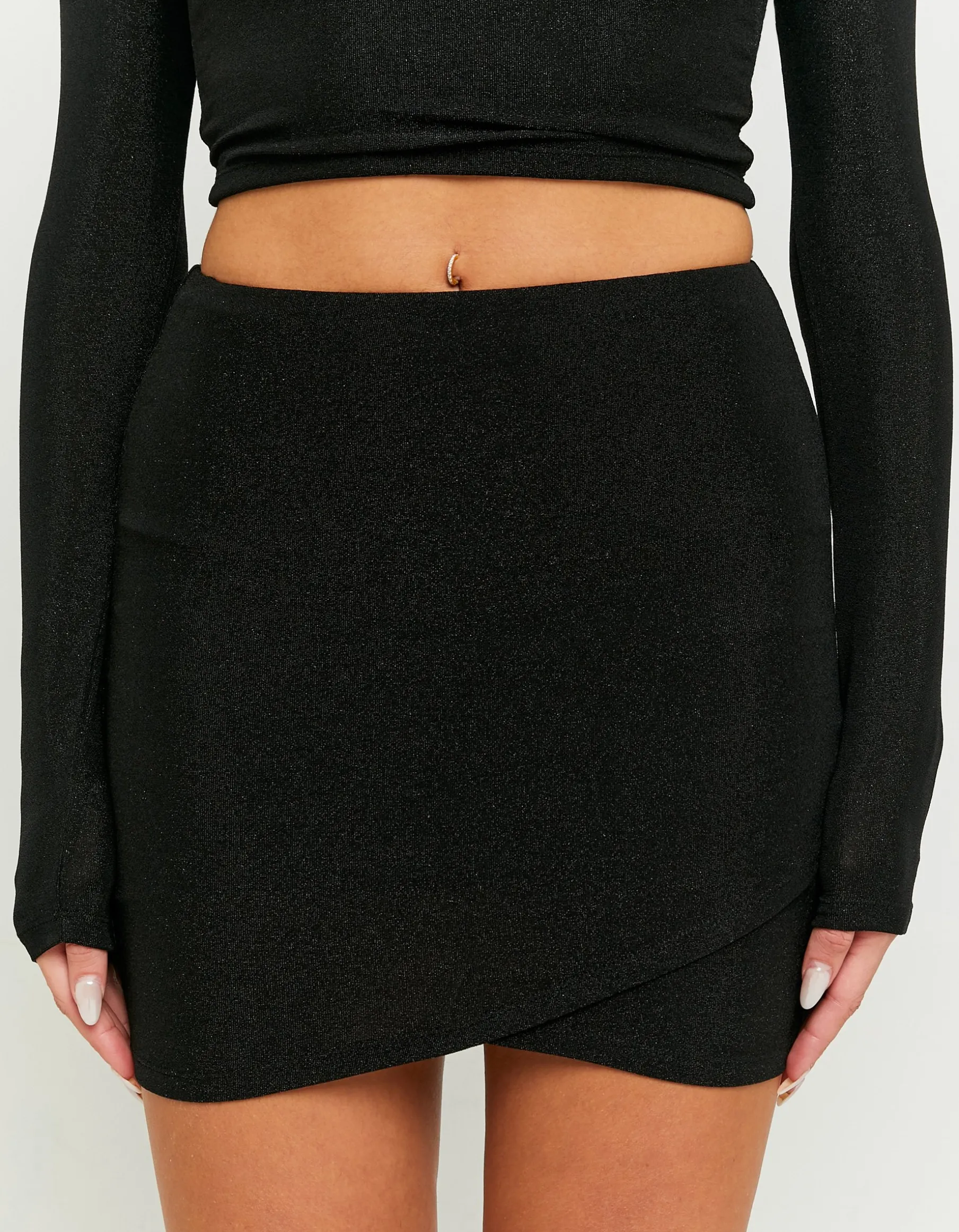 Tally Weijl Gonne | Total Look^Minigonna Nera in Lurex