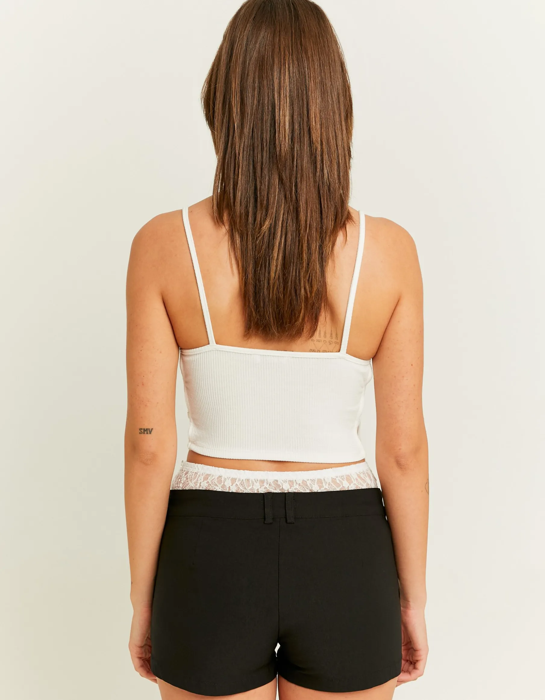 Tally Weijl Shorts^Pantaloncini Neri con Pizzo