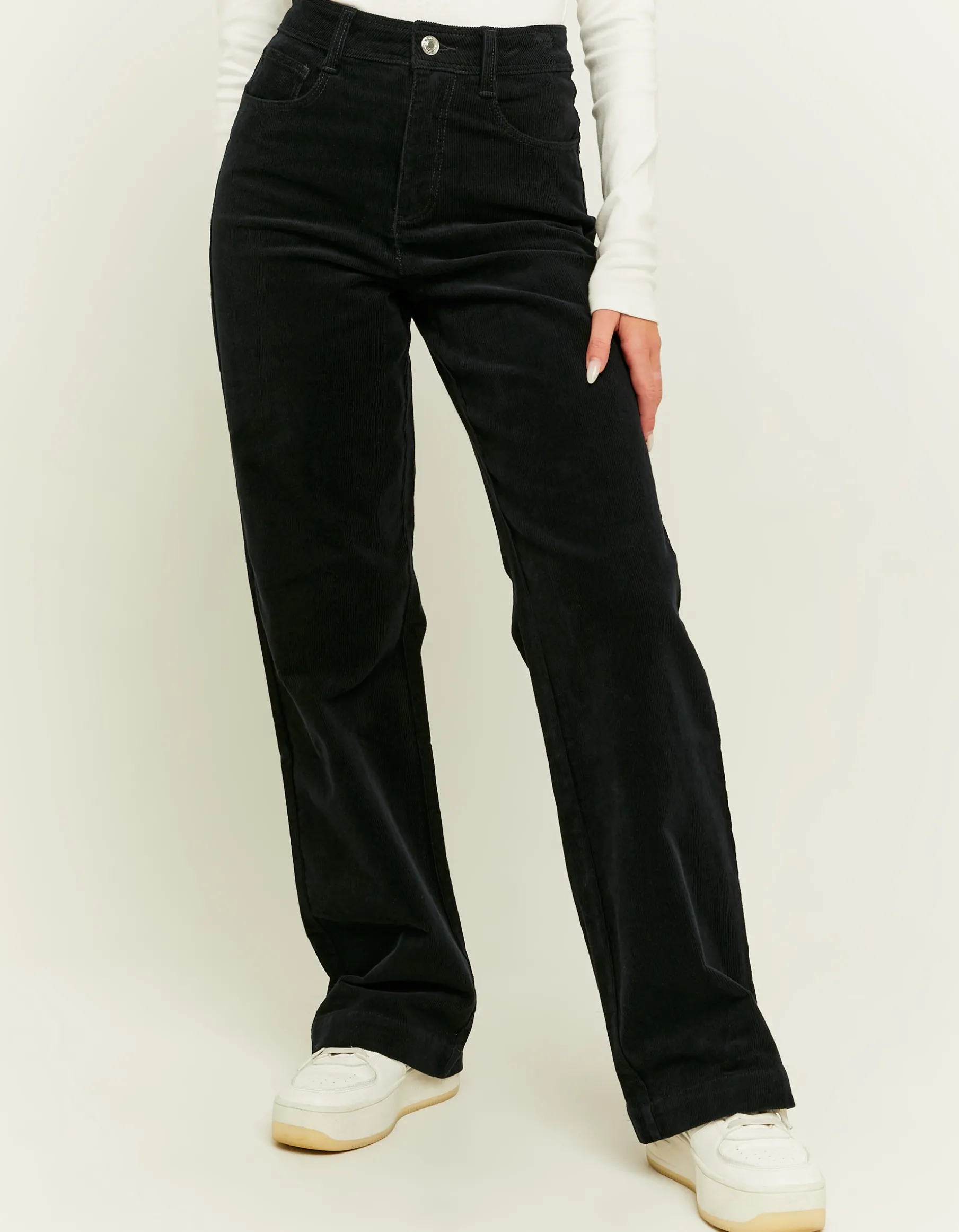 Tally Weijl Pantaloni^Pantalone Wide Leg in Velluto a Coste