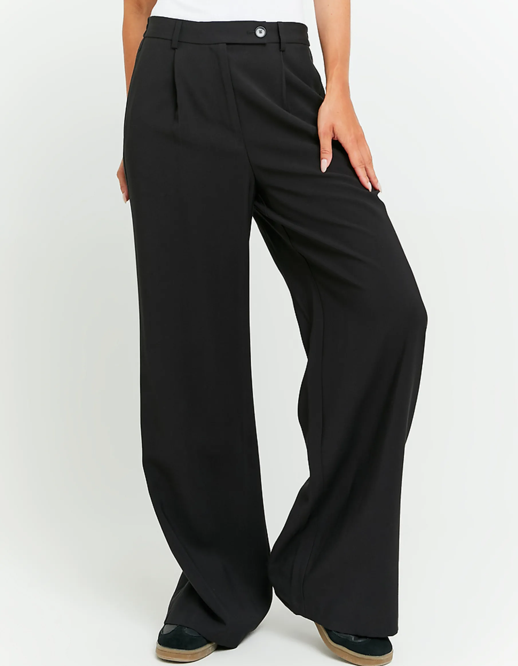 Tally Weijl Pantaloni^Pantaloni a Vita Alta Neri