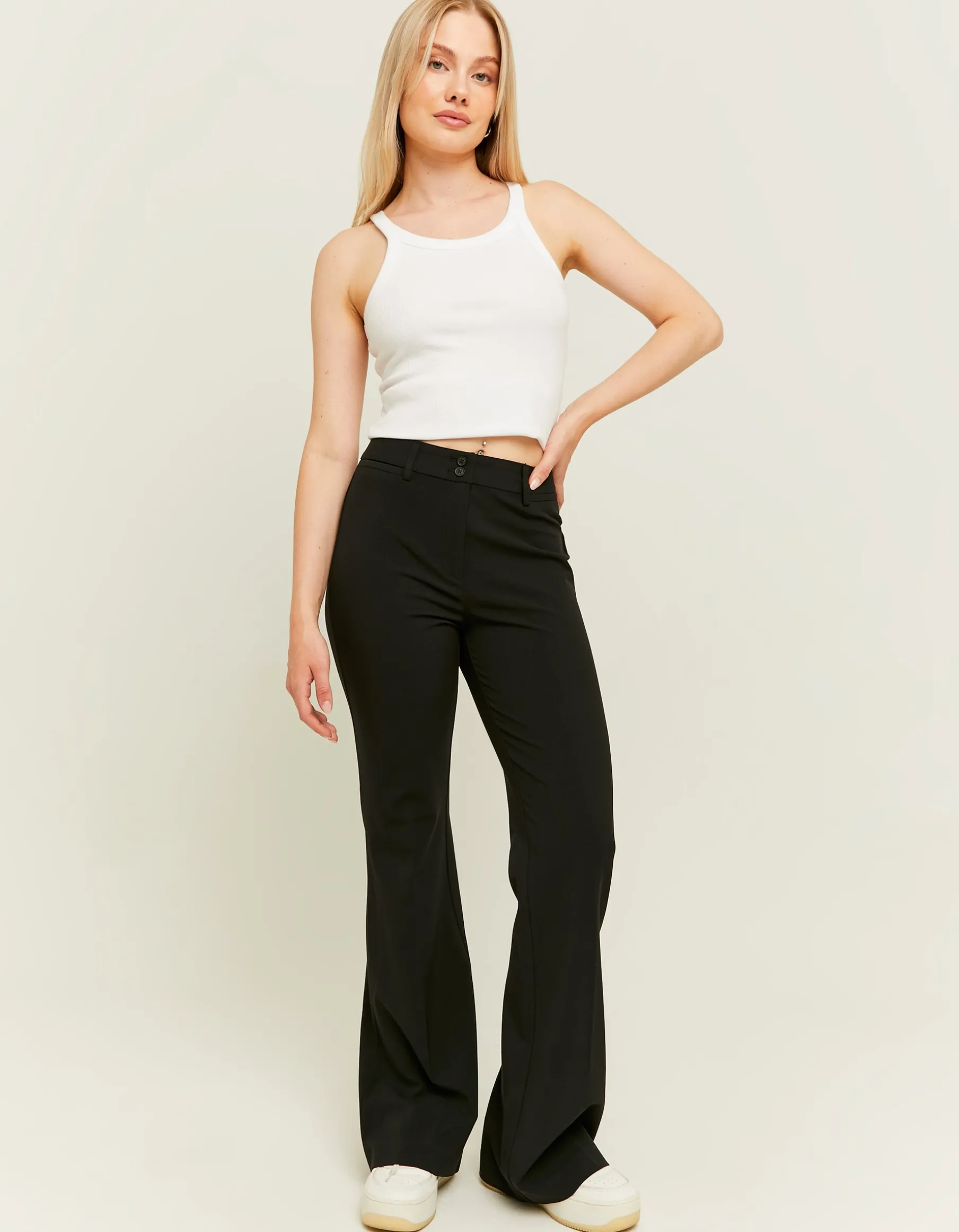 Tally Weijl Pantaloni^Pantaloni Bootcut Tailoring Neri
