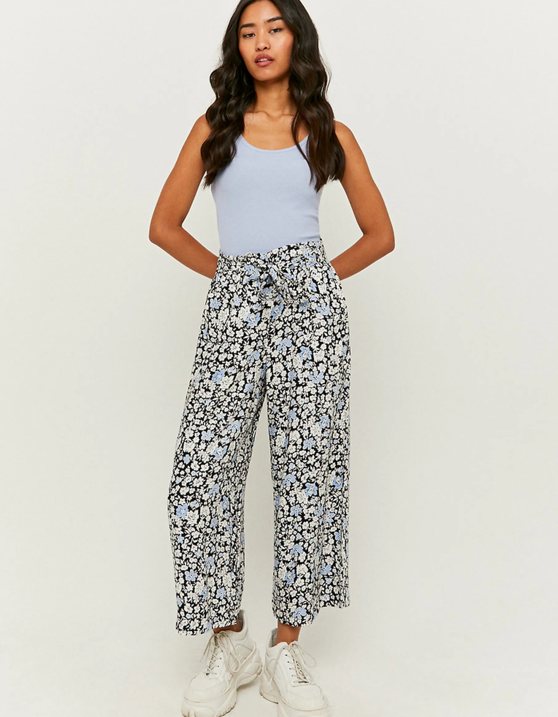 Tally Weijl Pantaloni^Pantaloni Culotte A Vita Alta Di Lino
