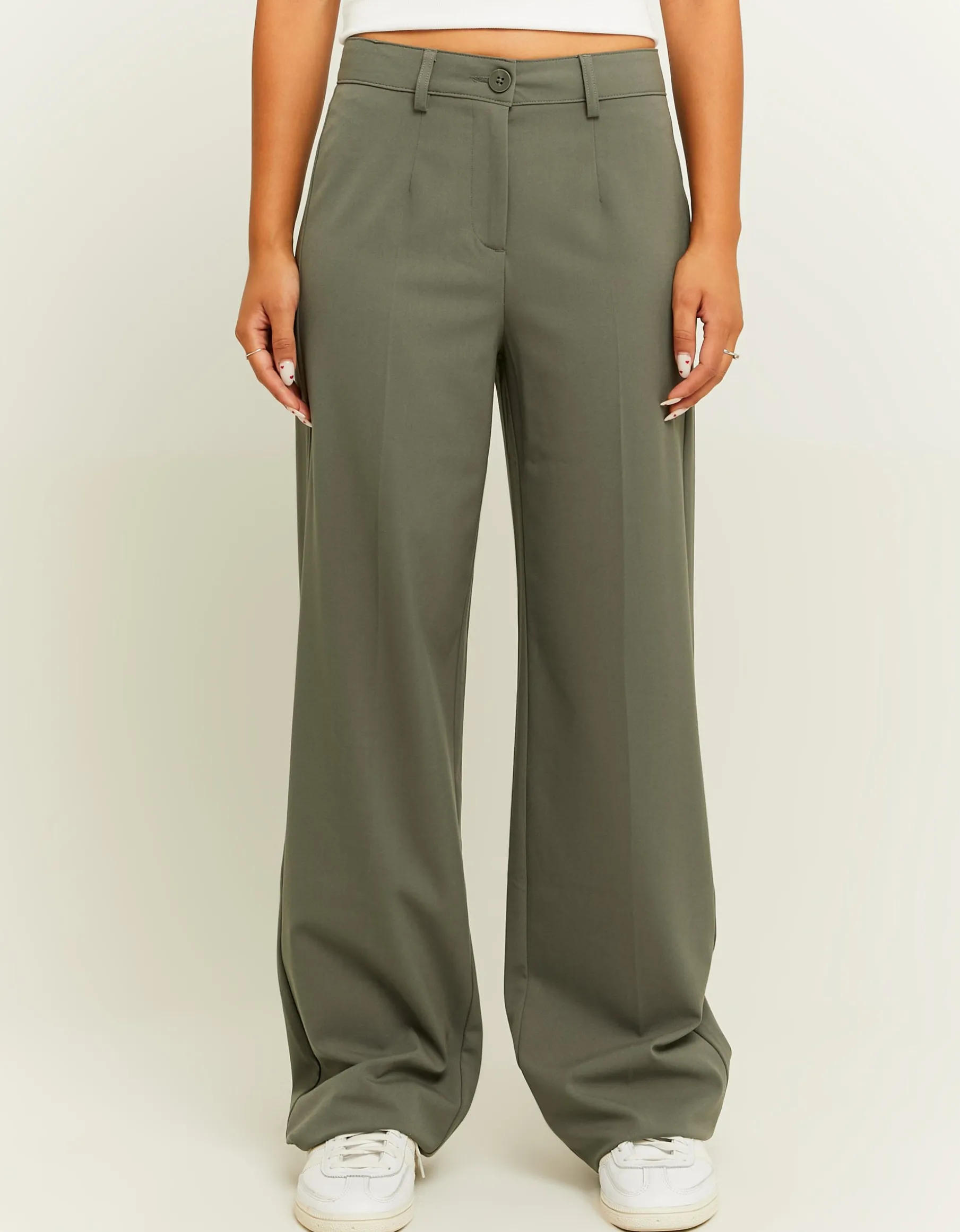 Tally Weijl Pantaloni^Pantaloni Dritti Tailoring Grigi