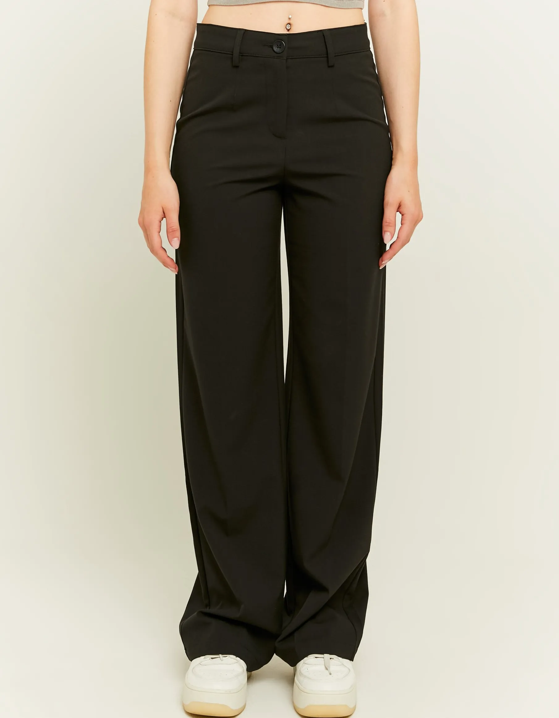 Tally Weijl Pantaloni^Pantaloni Dritti Tailoring Neri
