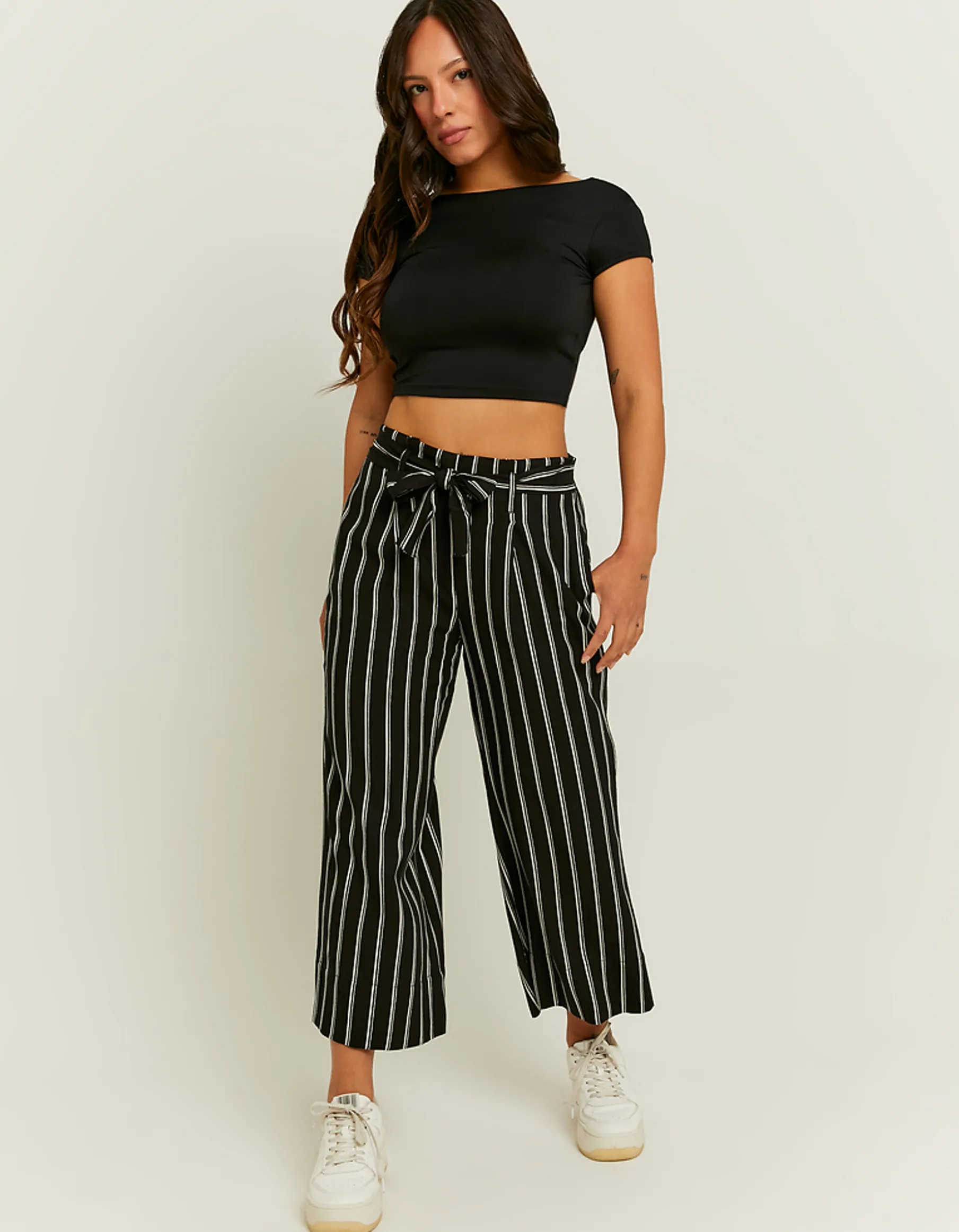 Tally Weijl Pantaloni^Pantaloni Larghi Fantasia Con Nodo Frontale