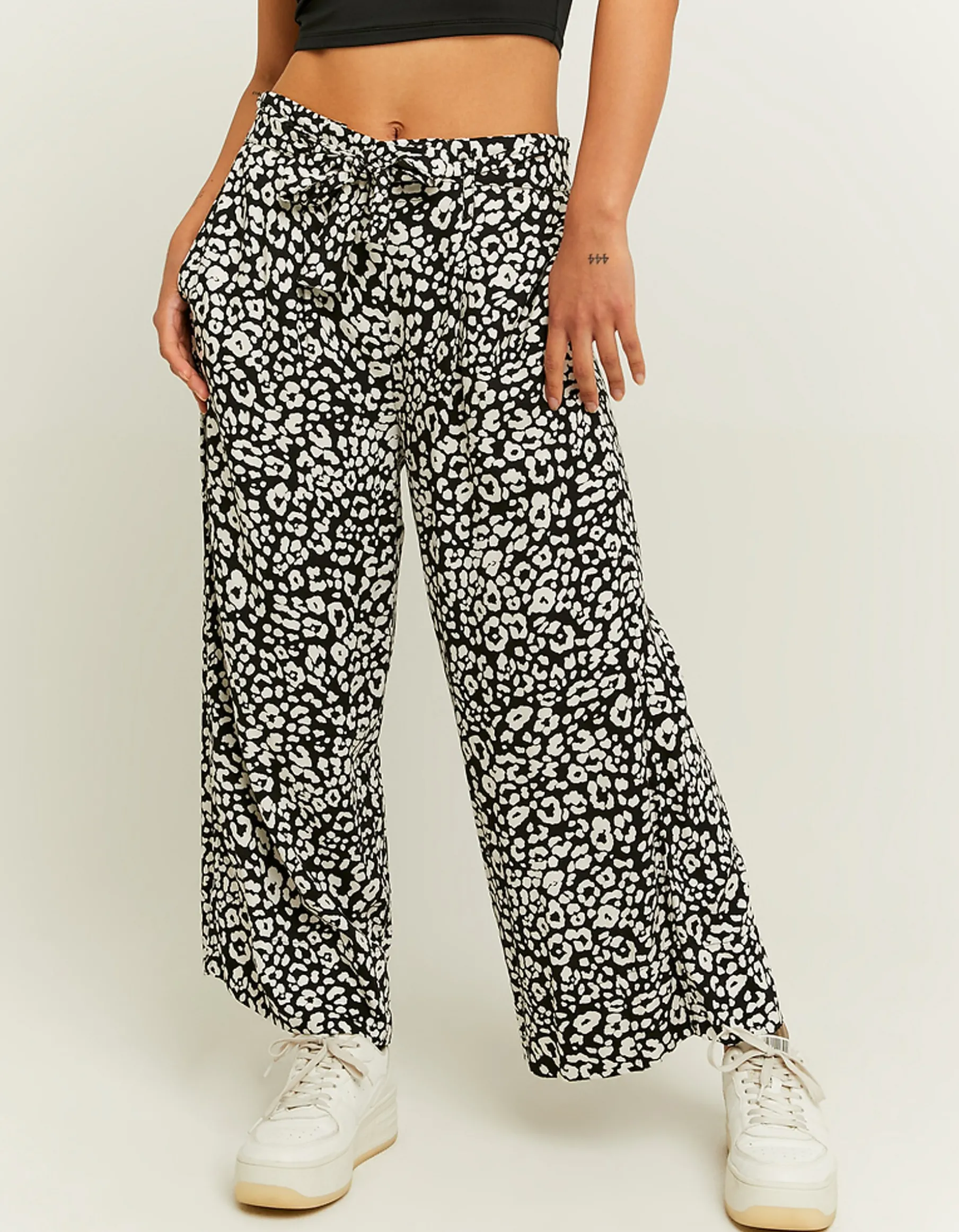 Tally Weijl Pantaloni^Pantaloni Larghi Fantasia Con Nodo Frontale