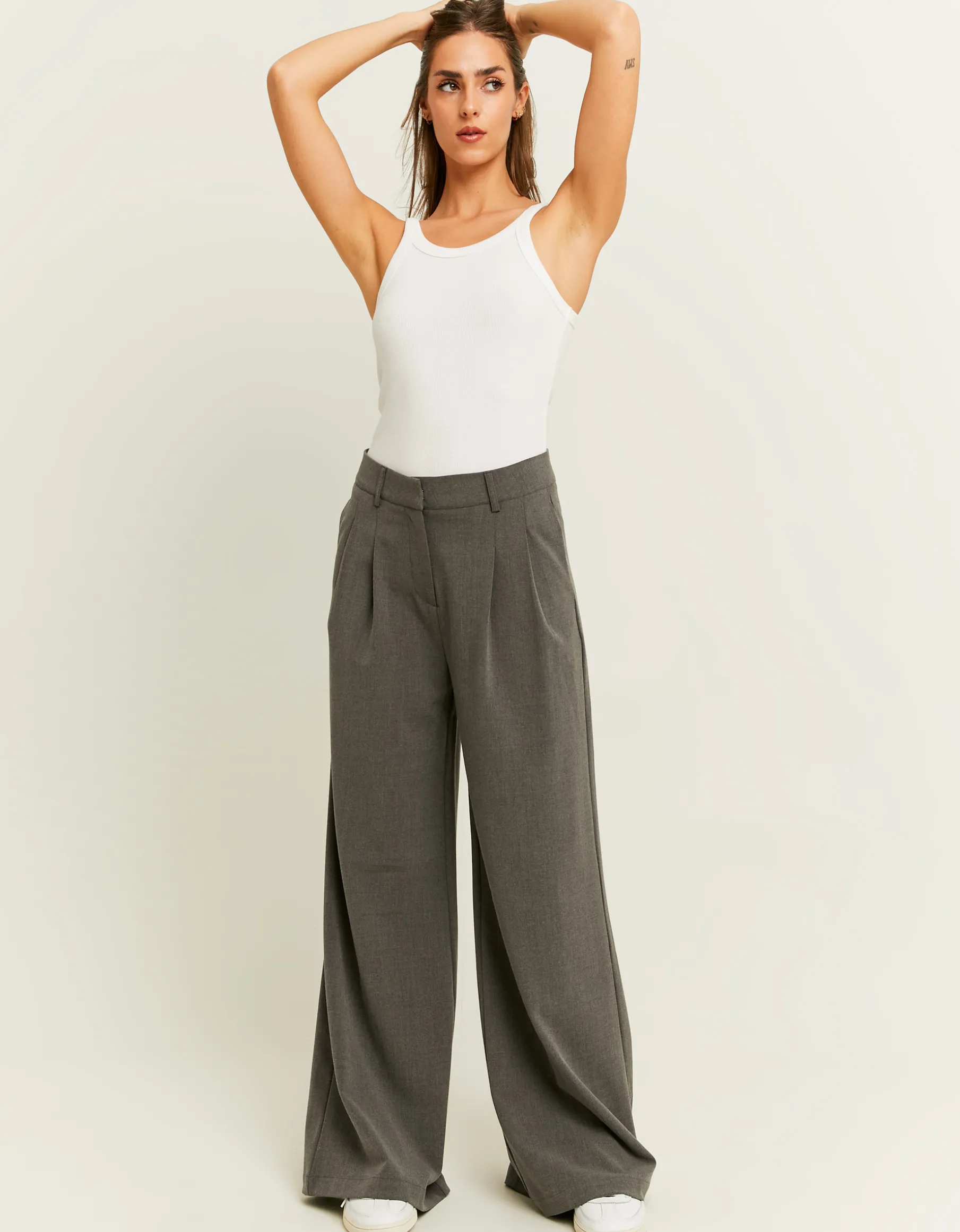 Tally Weijl Pantaloni^Pantaloni Wide Leg Grigi